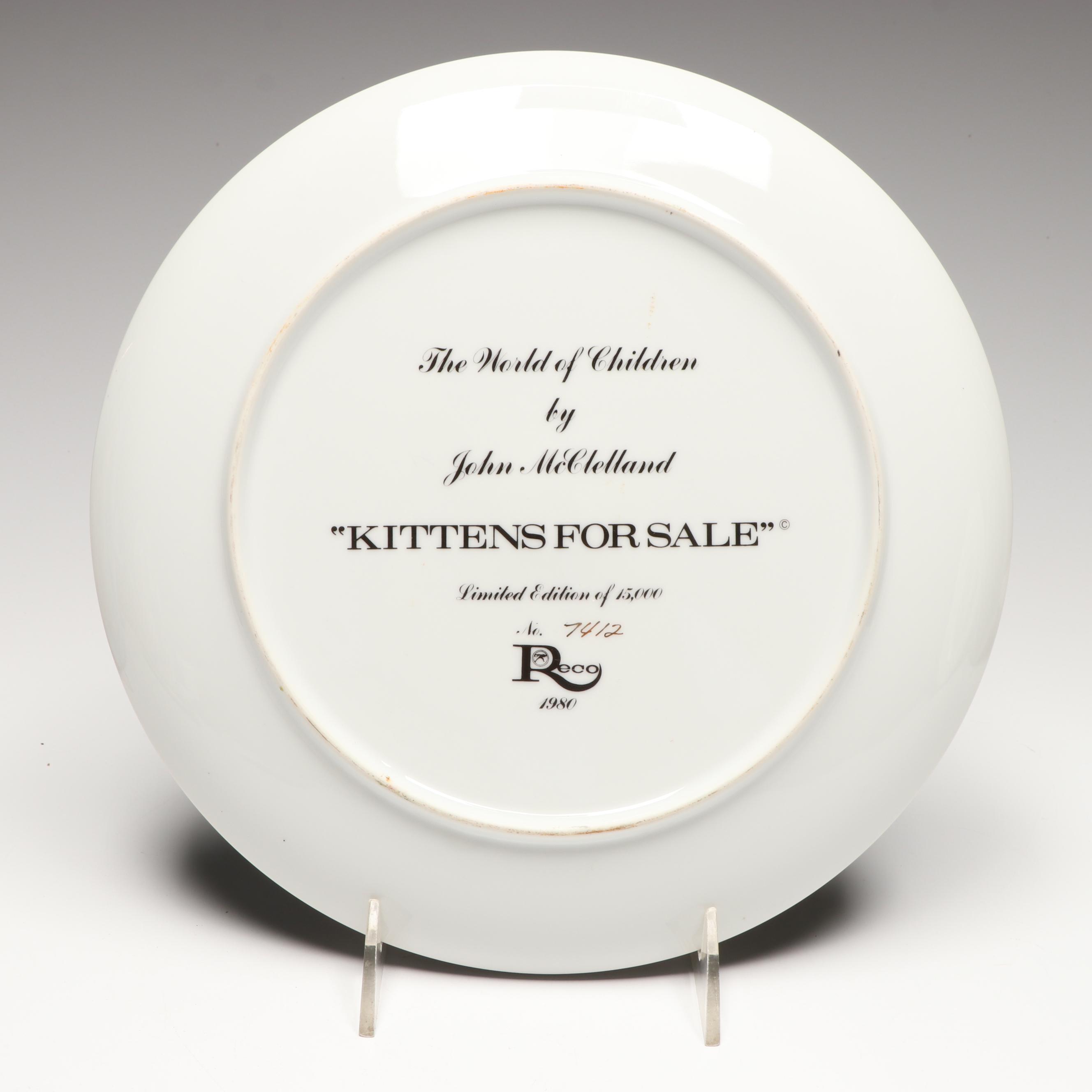 Reco "Awakening" by John McClelland and More Collector Plates, 1970s-1980s