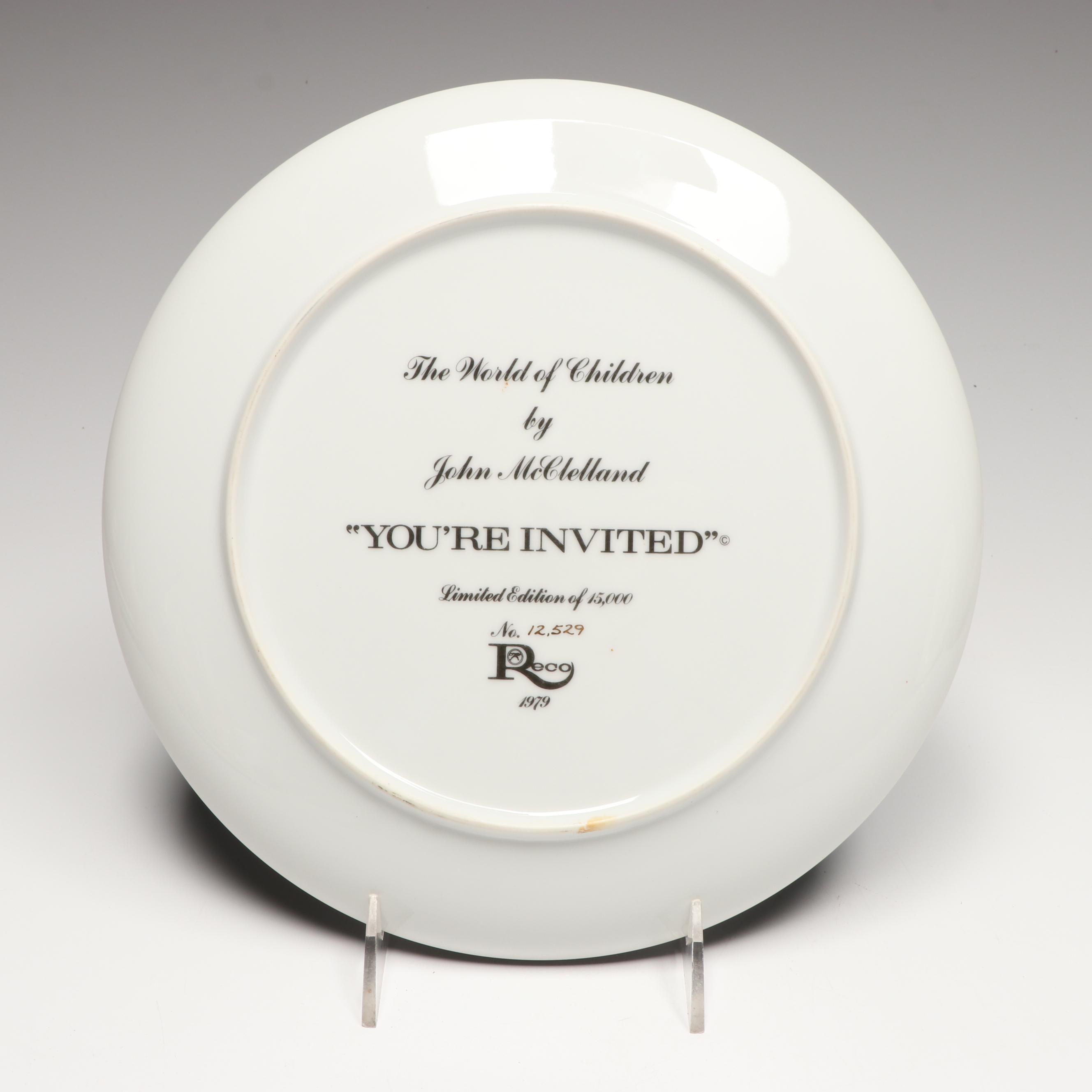 Reco "Awakening" by John McClelland and More Collector Plates, 1970s-1980s