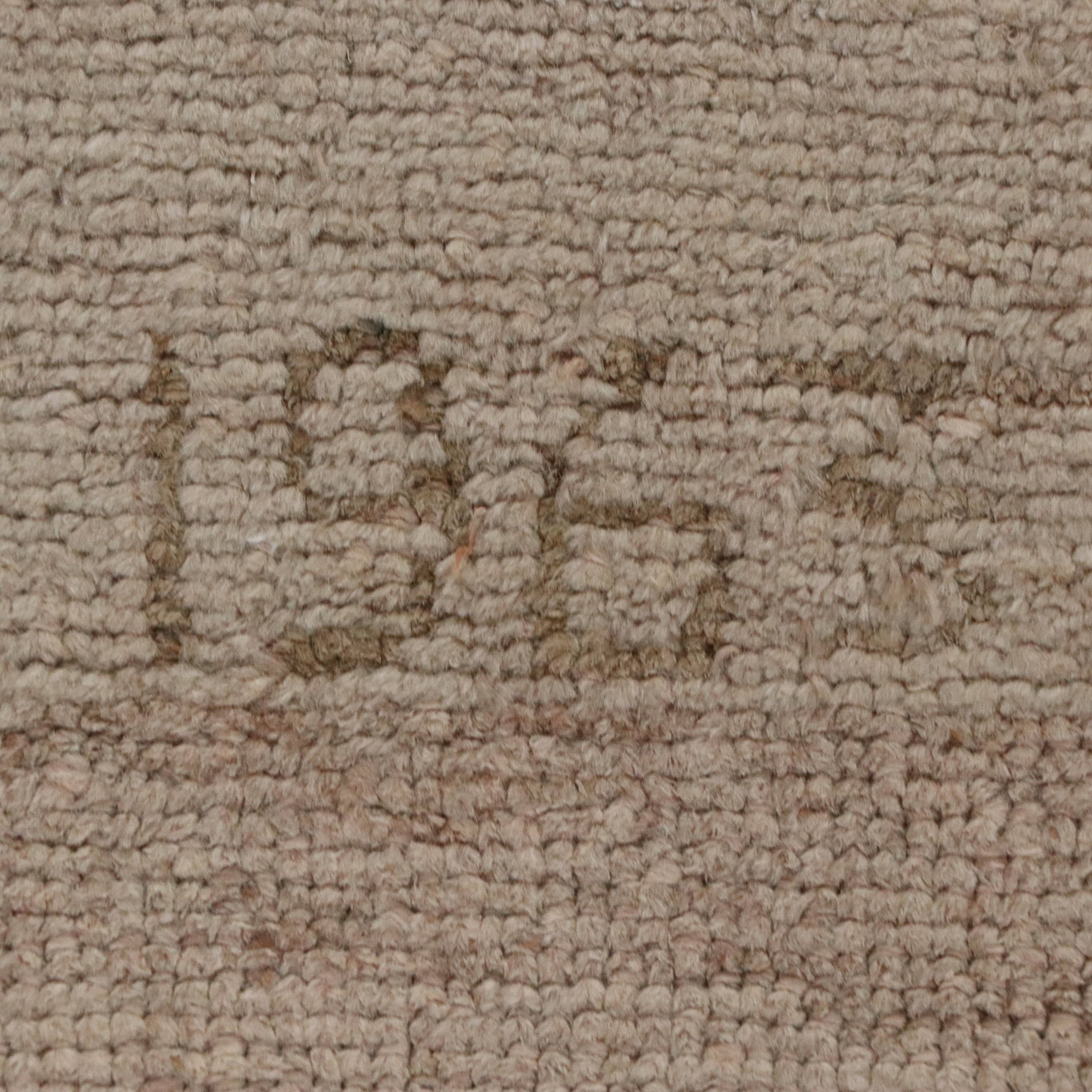 4'8 x 8' Hand-Knotted Turkish Oushak Area Rug