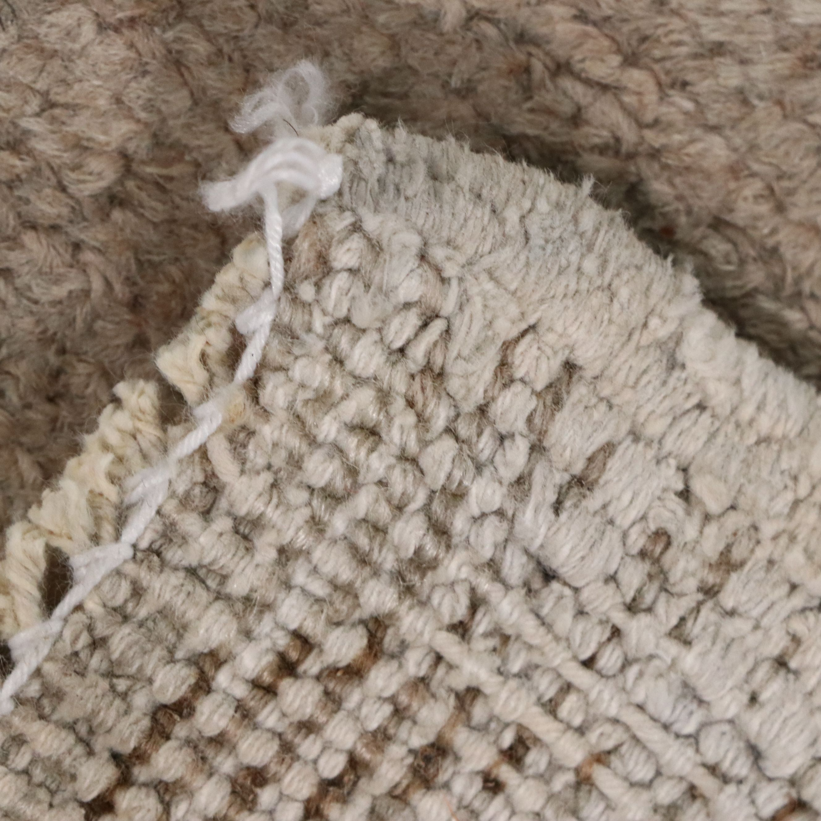 4'8 x 8' Hand-Knotted Turkish Oushak Area Rug