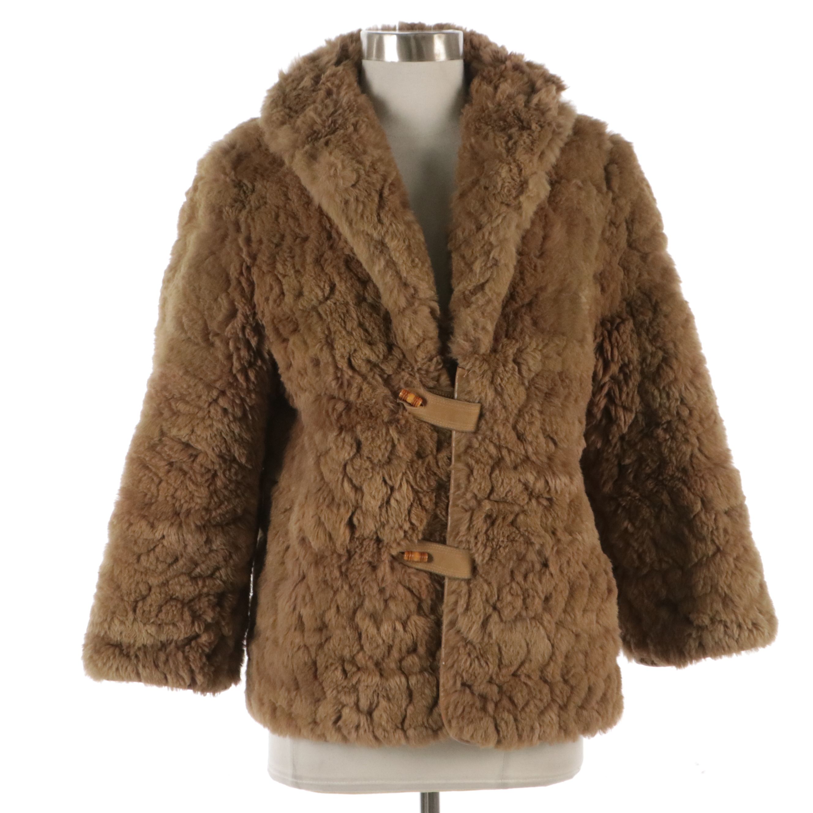 Christie Brothers Reversible New Zealand Possum Fur/Quilted Nylon Jacket