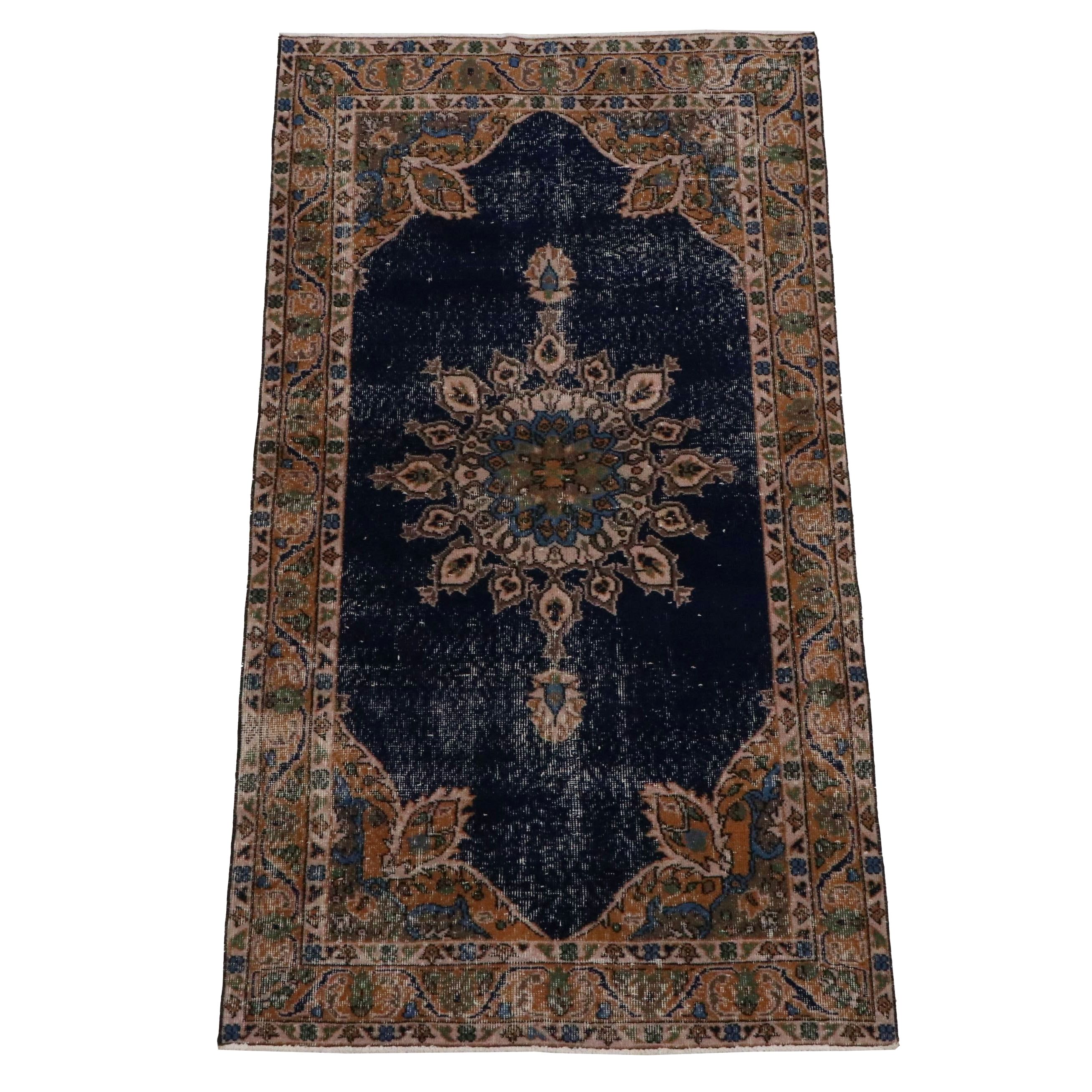 3'8 x 6'11 Hand-Knotted Turkish Taşpınar Area Rug