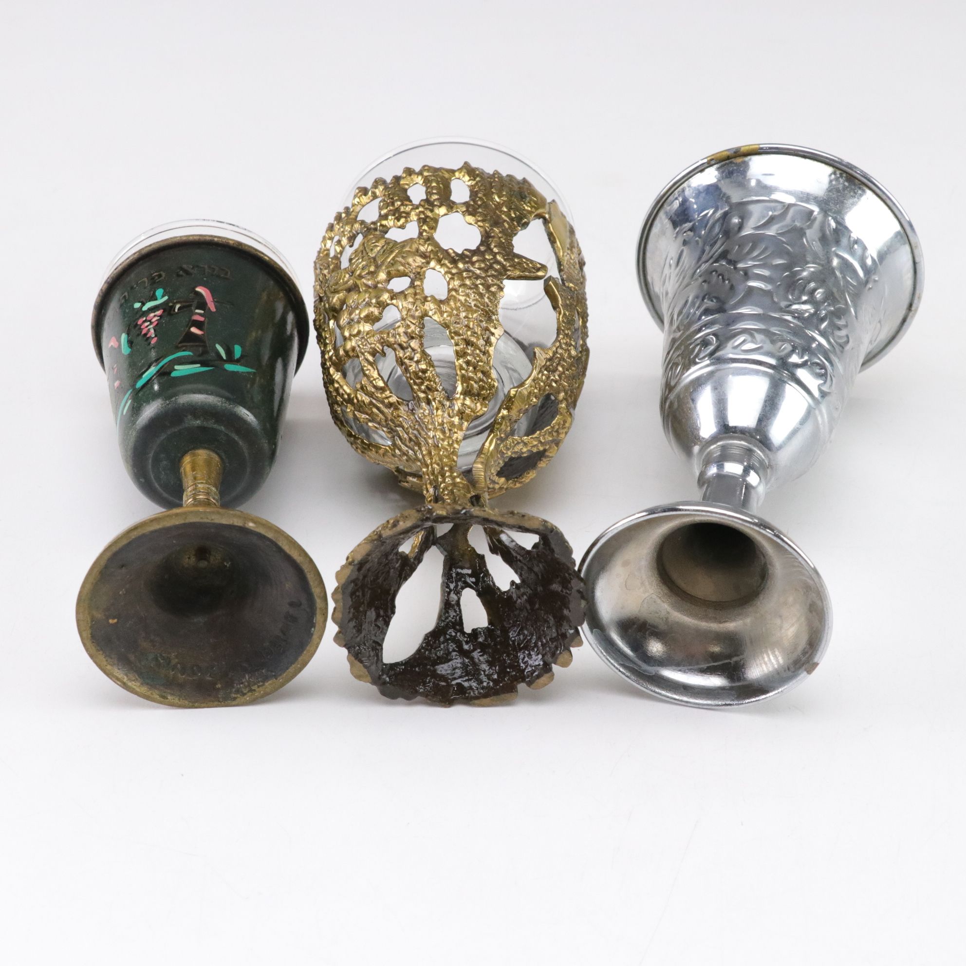 Jewish Kiddish Cup Collection and More