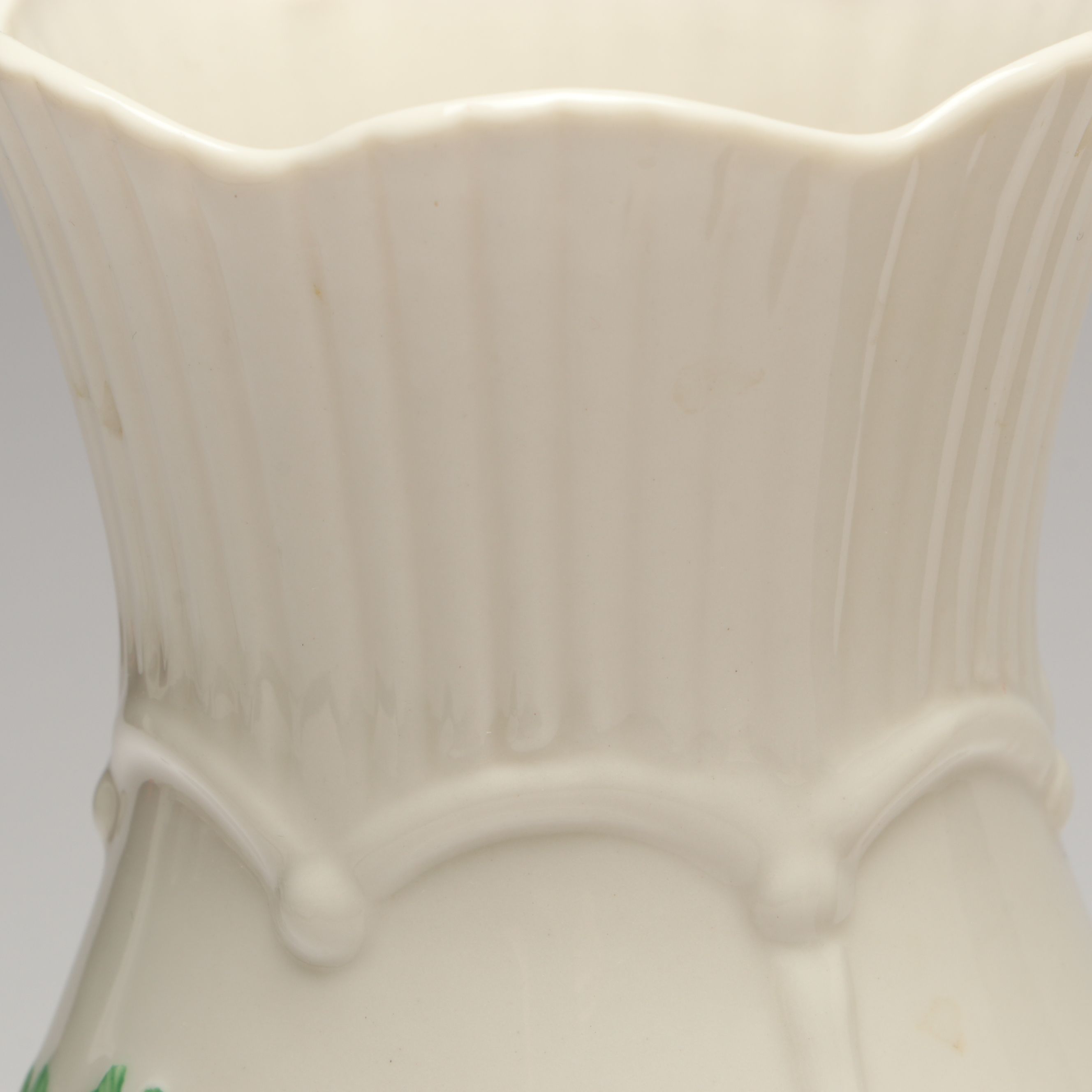 Belleek St. Patrick's Day 2005 "Celtic Pierced Vase" and Other Porcelain Vases