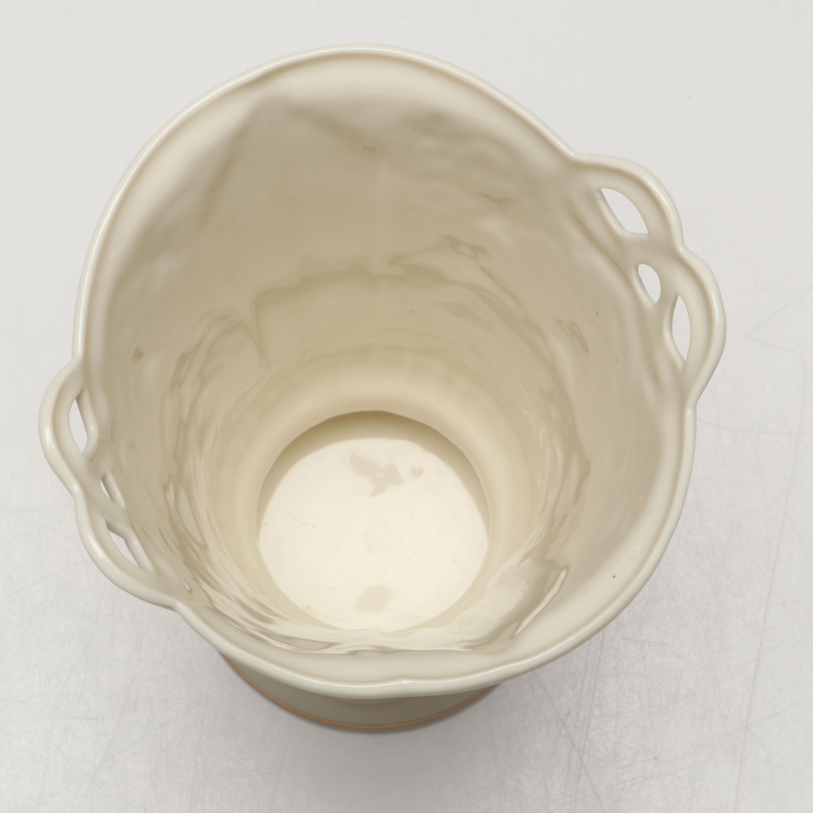 Belleek St. Patrick's Day 2005 "Celtic Pierced Vase" and Other Porcelain Vases