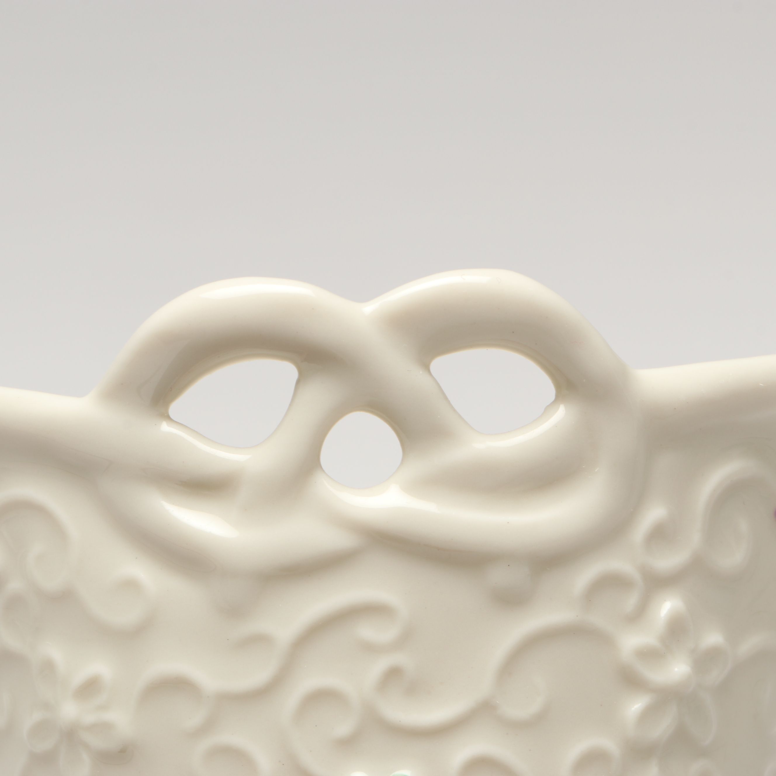 Belleek St. Patrick's Day 2005 "Celtic Pierced Vase" and Other Porcelain Vases