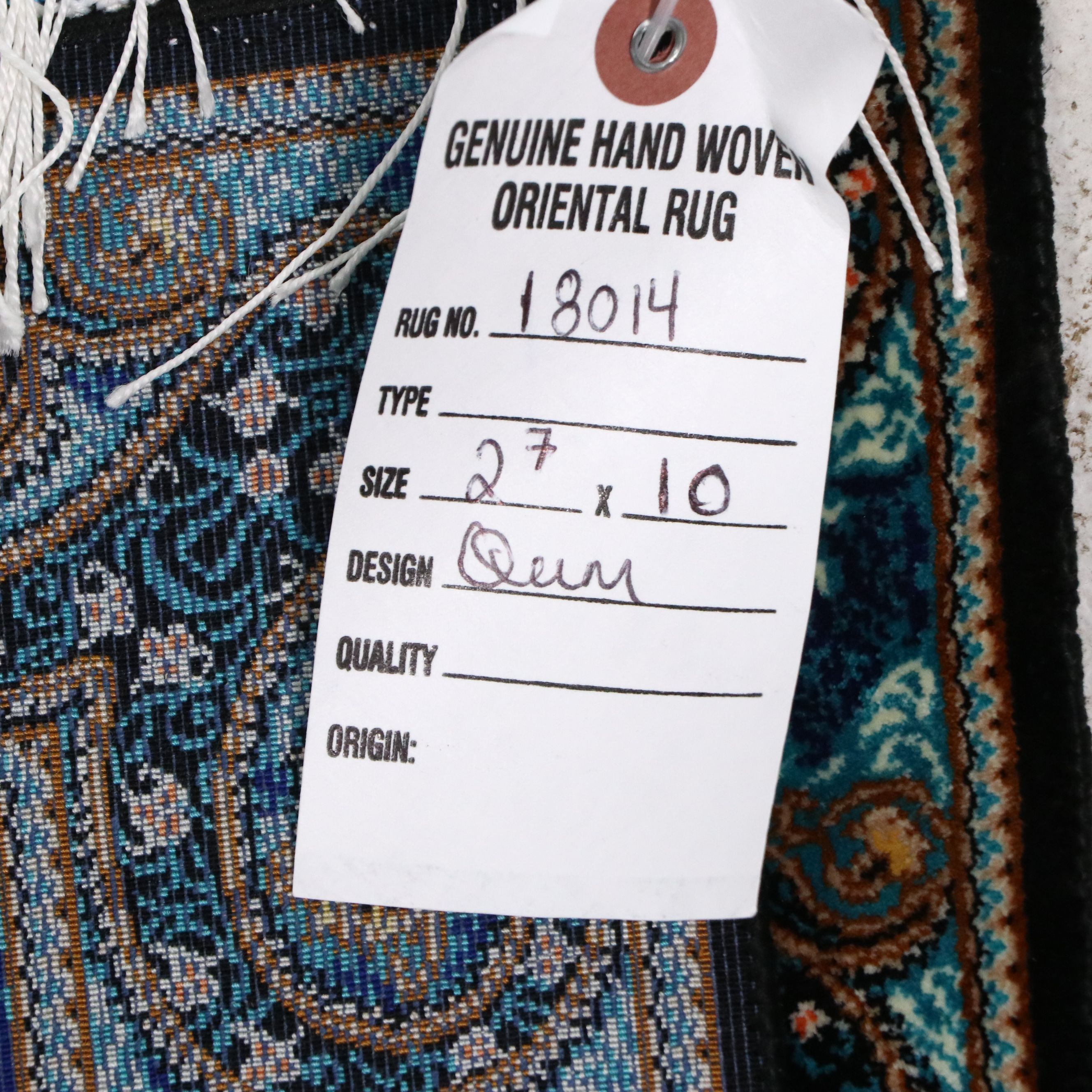 2'7 x 10'5 Hand-Knotted Jamshidi Signed Persian Qum Silk Carpet Runner