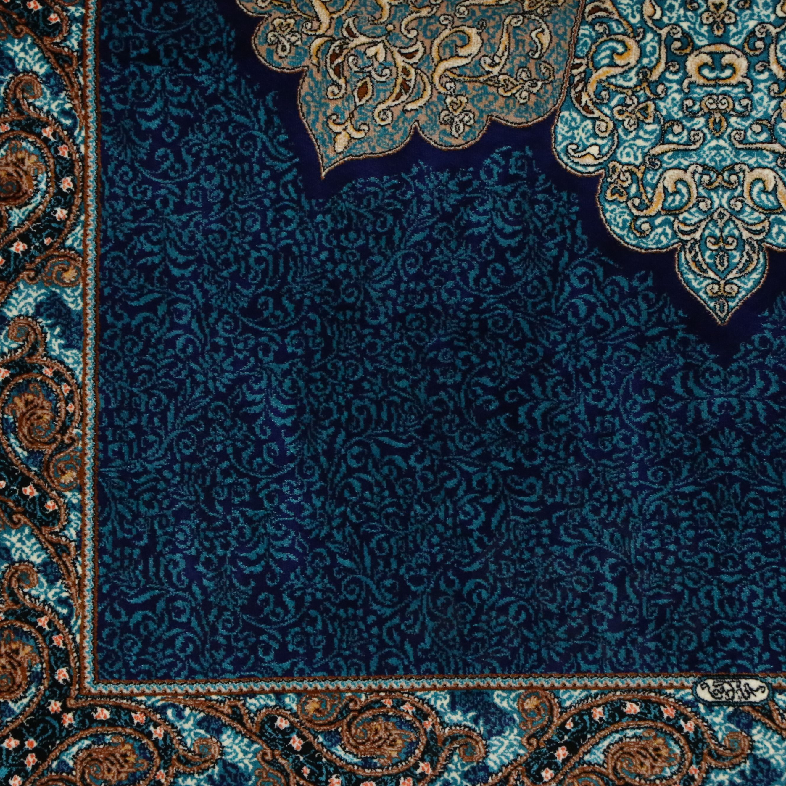 2'7 x 10'5 Hand-Knotted Jamshidi Signed Persian Qum Silk Carpet Runner