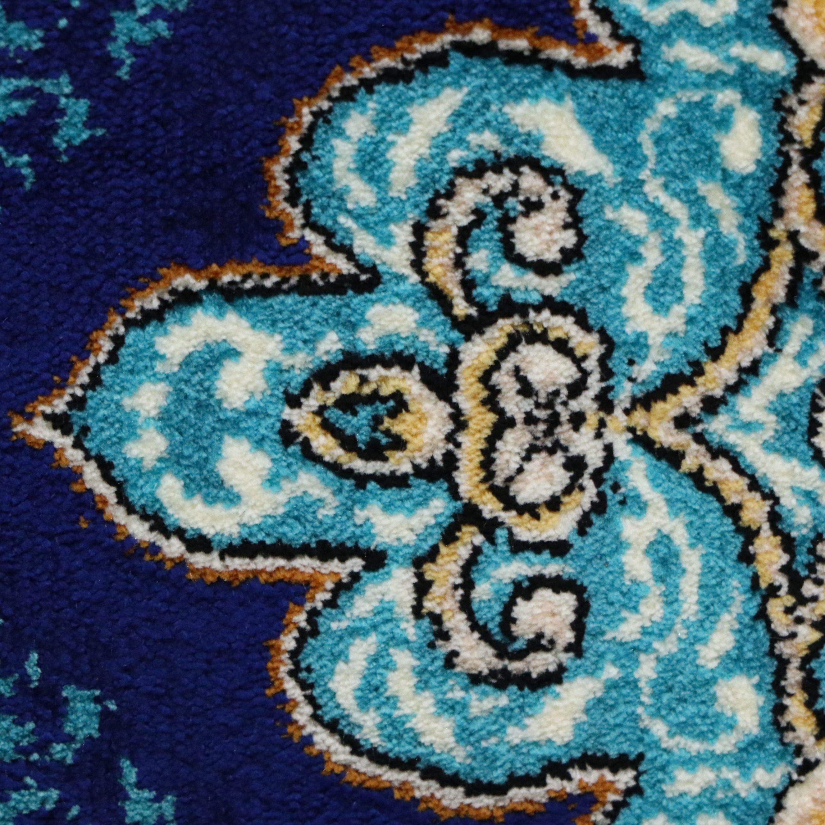 2'7 x 10'5 Hand-Knotted Jamshidi Signed Persian Qum Silk Carpet Runner