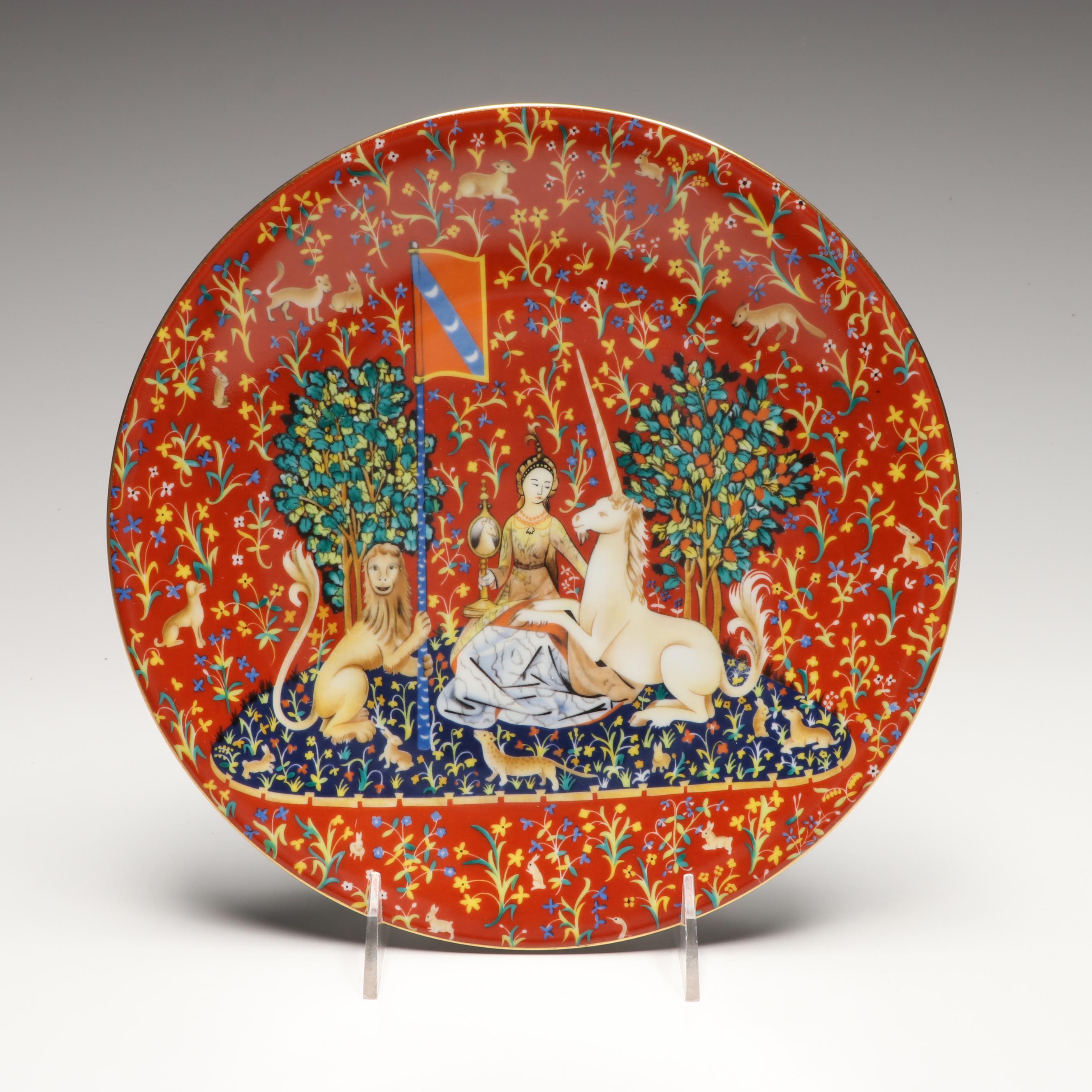 Robert Haviland & C. Parlon "La Dame à la Licorne" Porcelain Collector Plates