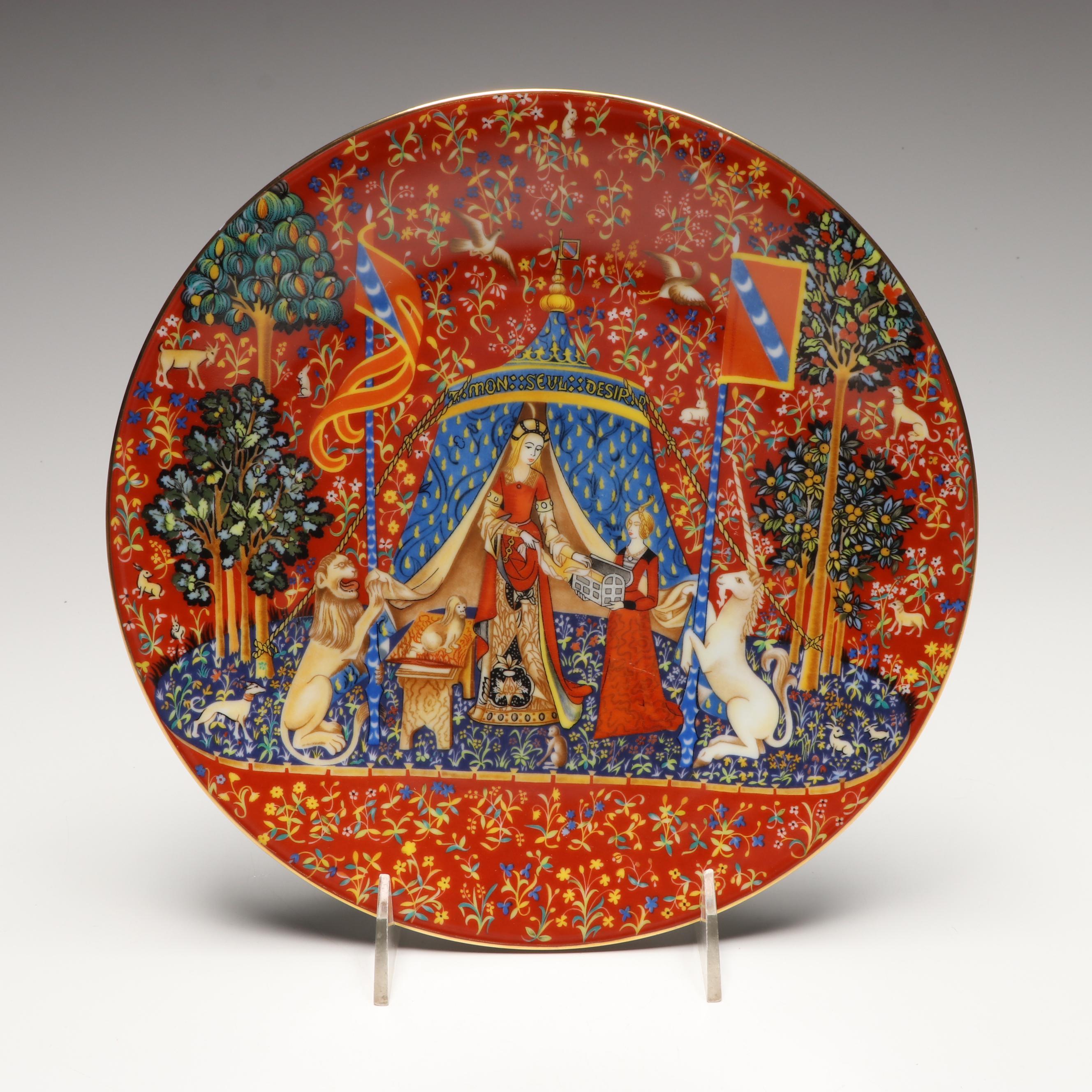 Robert Haviland & C. Parlon "La Dame à la Licorne" Porcelain Collector Plates