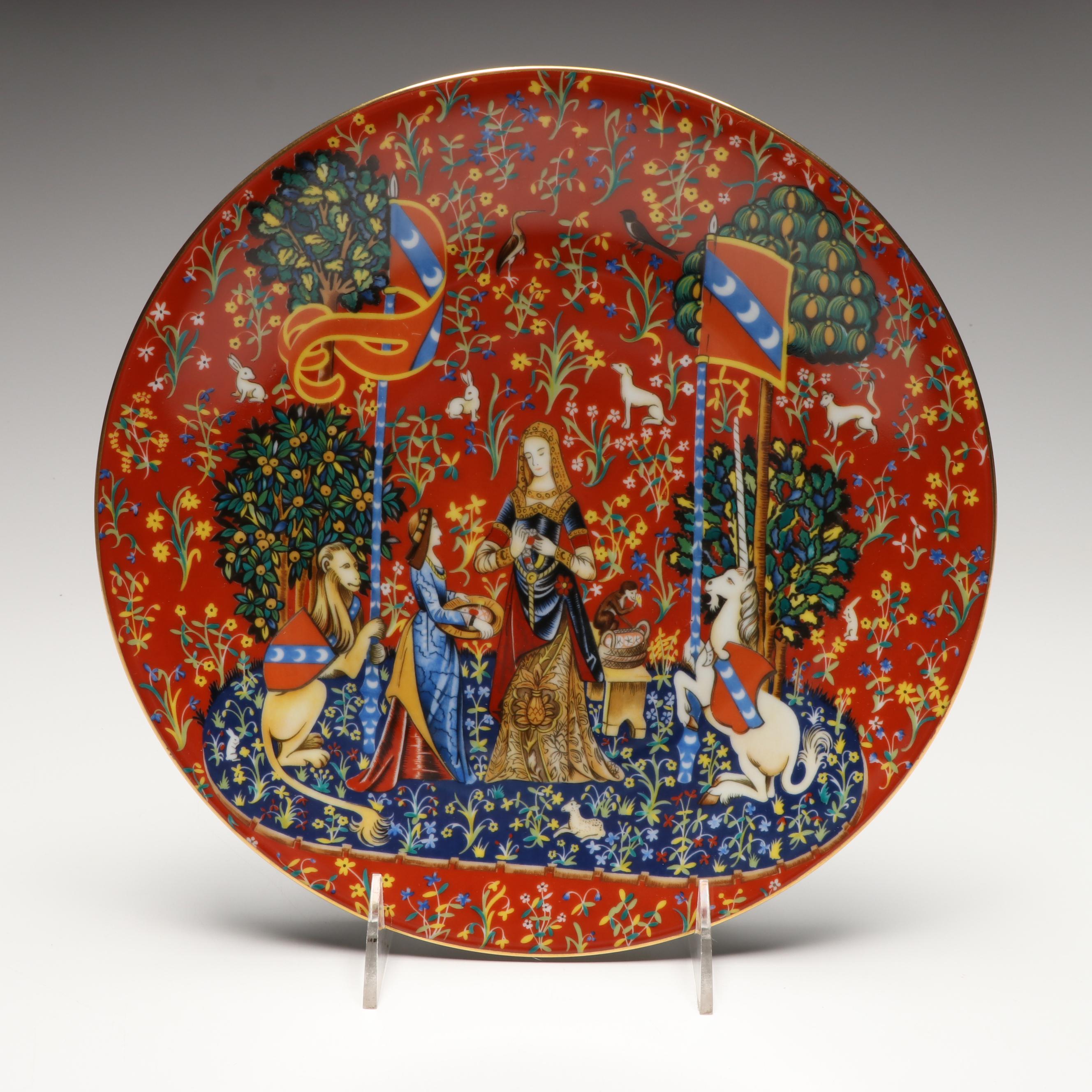 Robert Haviland & C. Parlon "La Dame à la Licorne" Porcelain Collector Plates