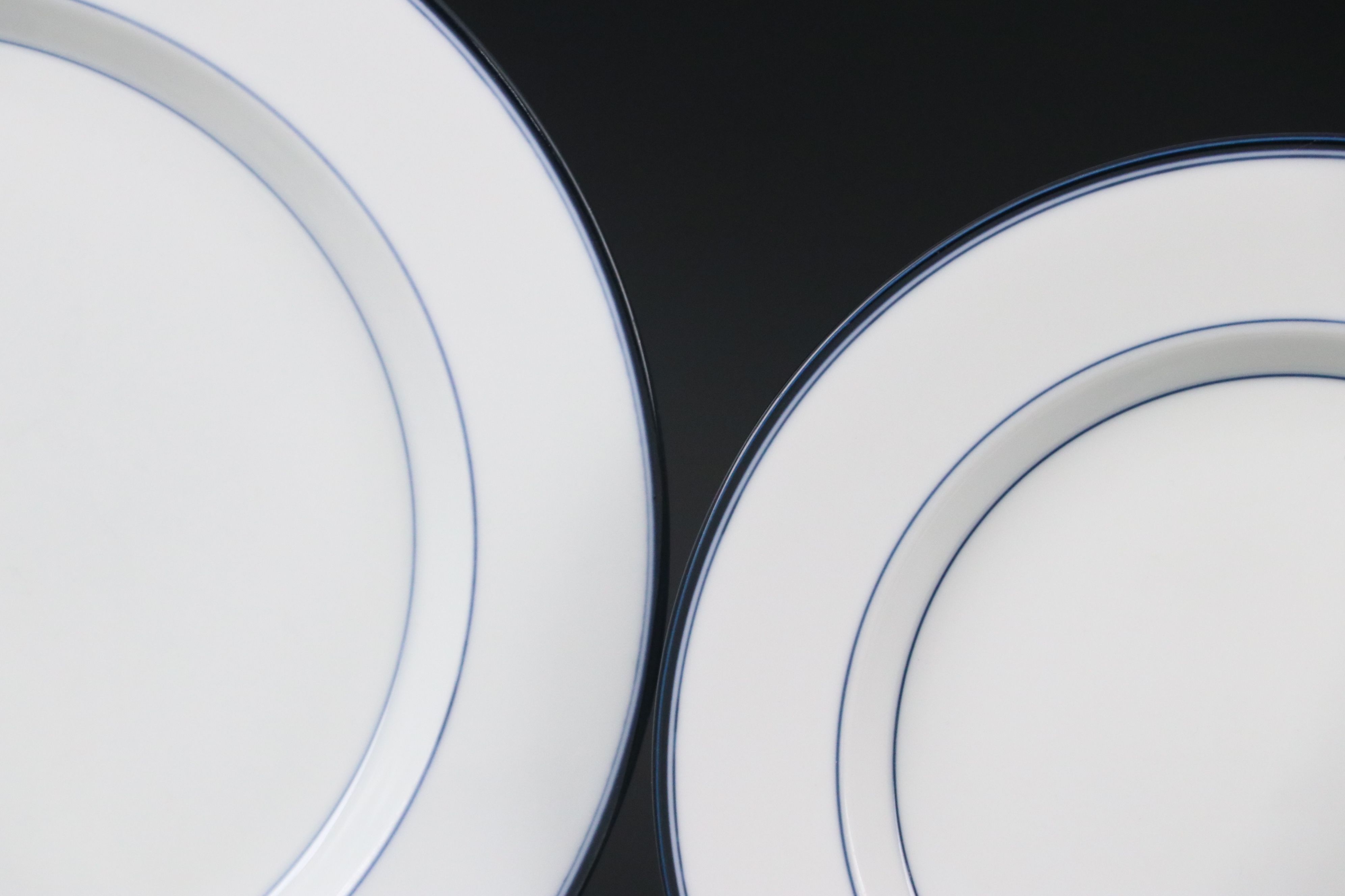 Dansk "Allegro Blue" Porcelain Dinnerware with Other Stainless Steel Spoons