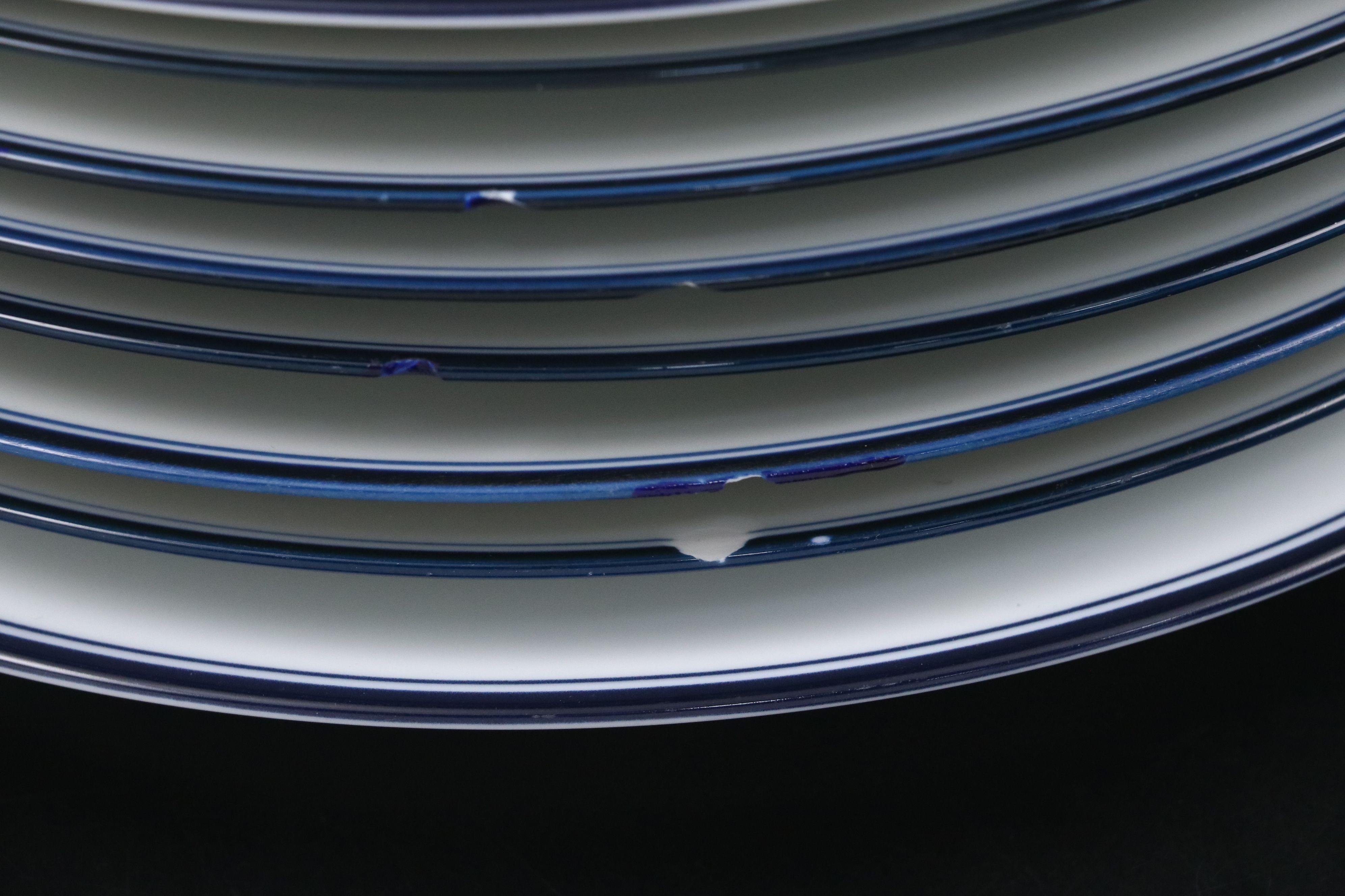 Dansk "Allegro Blue" Porcelain Dinnerware with Other Stainless Steel Spoons