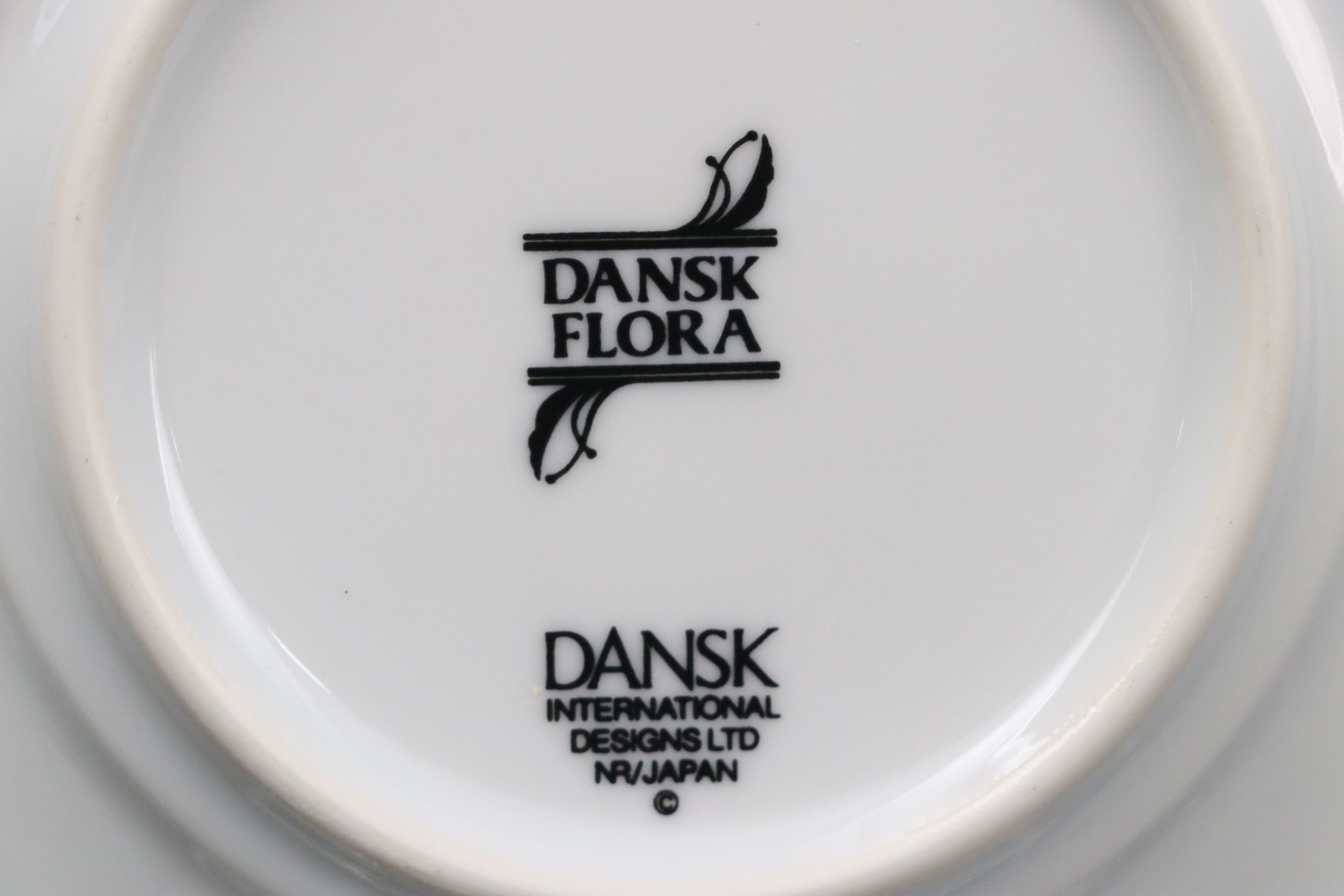 Dansk "Allegro Blue" Porcelain Dinnerware with Other Stainless Steel Spoons