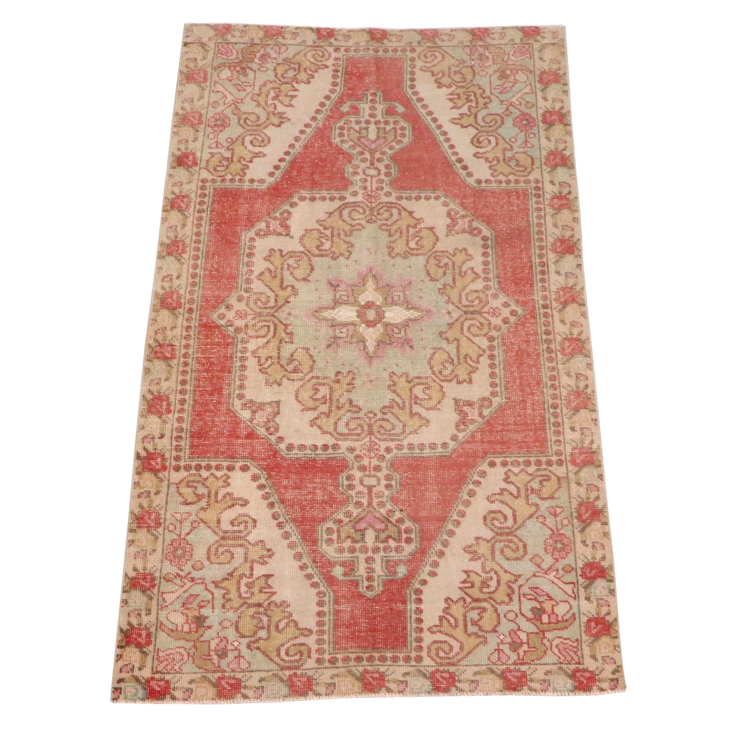 4'6 x 7'11 Hand-Knotted Turkish Oushak Area Rug