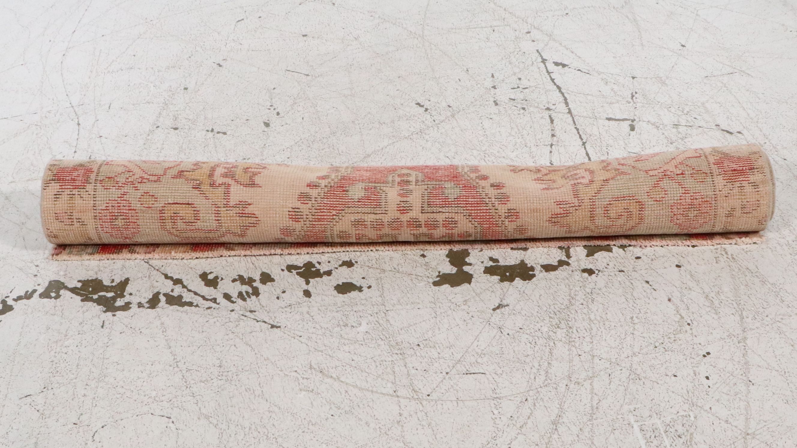 4'6 x 7'11 Hand-Knotted Turkish Oushak Area Rug