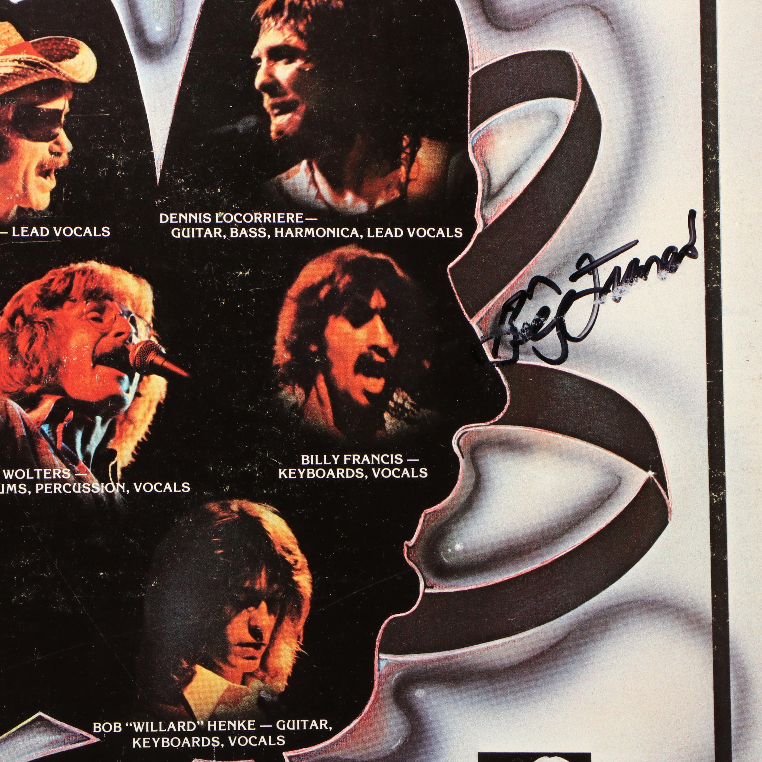 Ray Sawyer and Billy Francis Signed Dr. Hook Record Sleeves