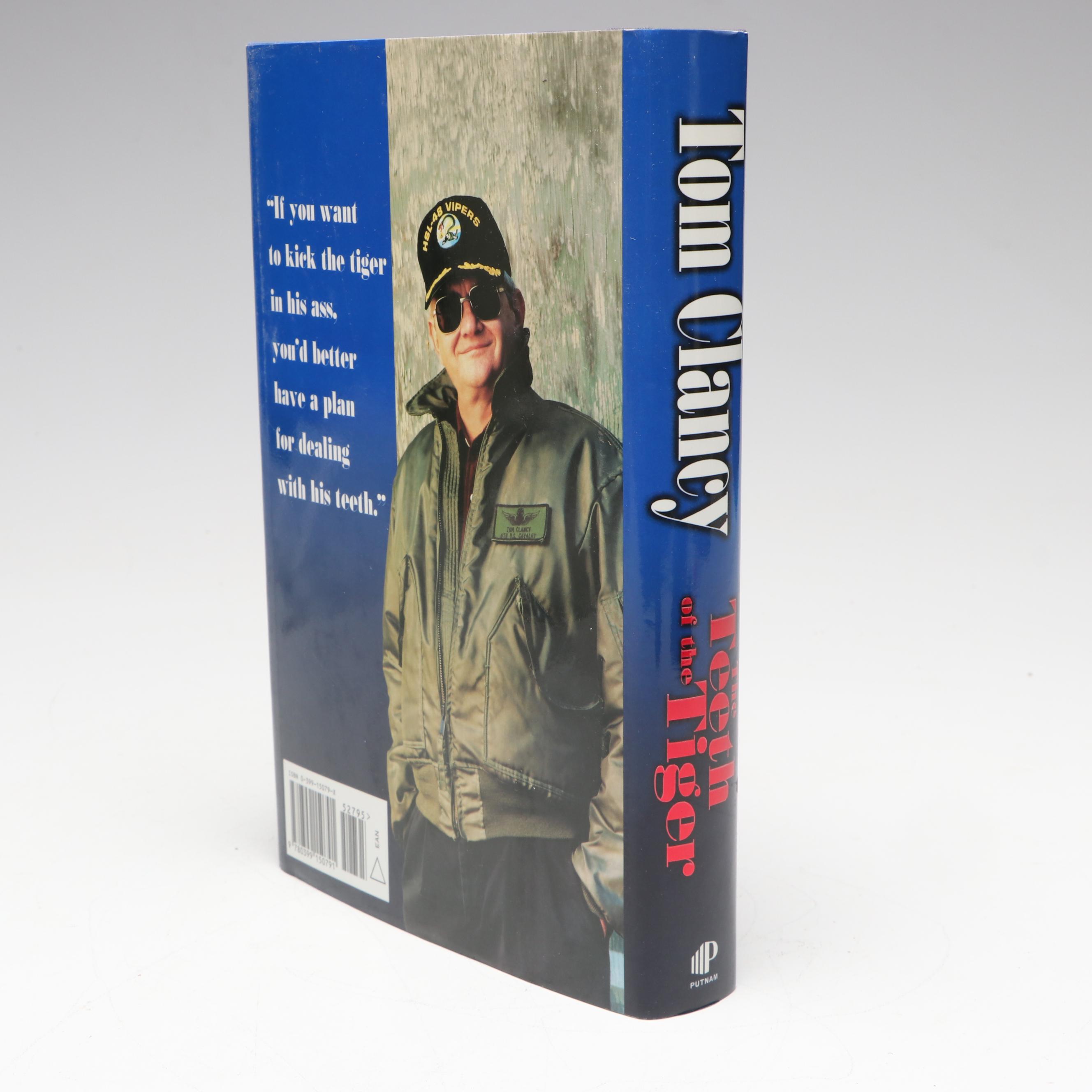 Double Signed First Edition "The Teeth of the Tiger" by Tom Clancy, 2003