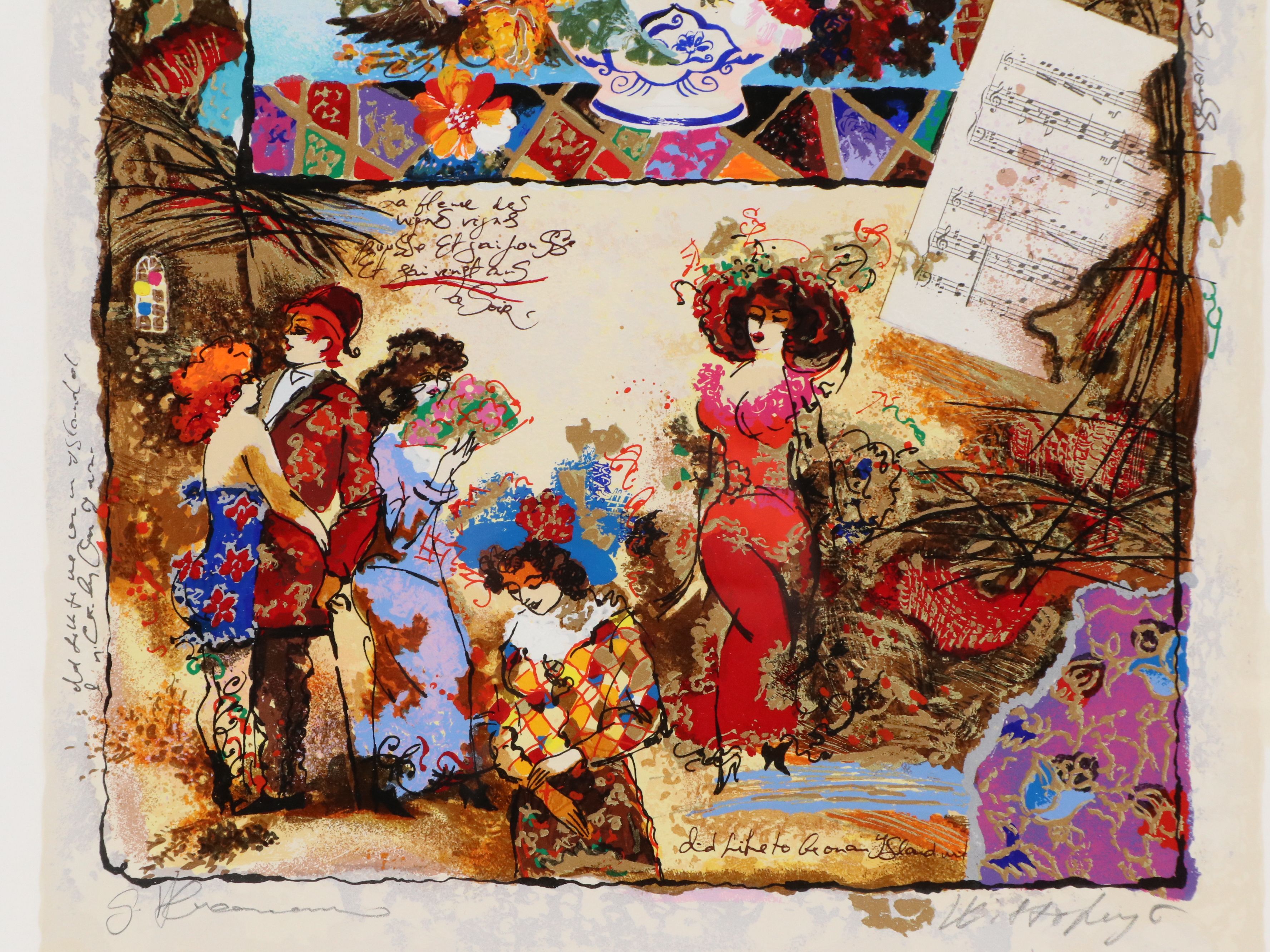 Alexander Galtchansky and Tanya Wissotzky Serigraph "Nostalgia," 1997