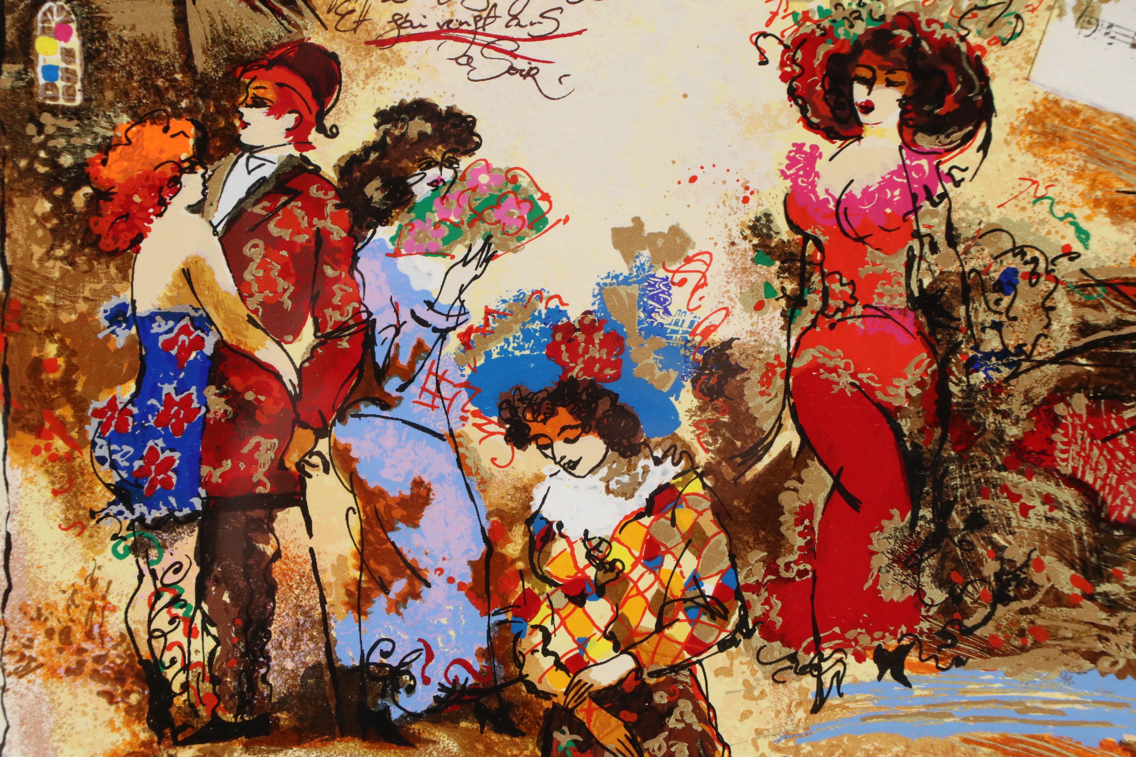 Alexander Galtchansky and Tanya Wissotzky Serigraph "Nostalgia," 1997