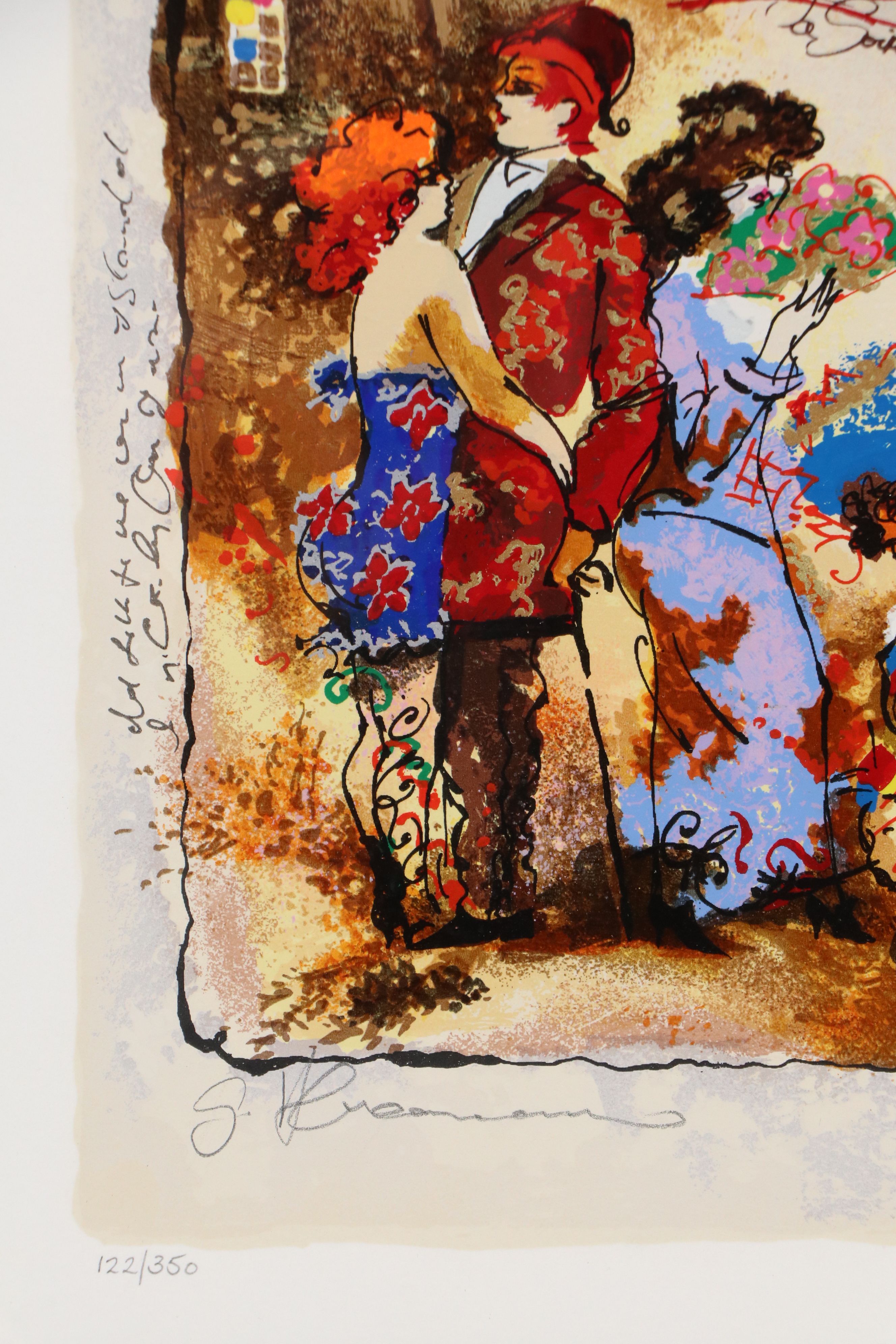 Alexander Galtchansky and Tanya Wissotzky Serigraph "Nostalgia," 1997