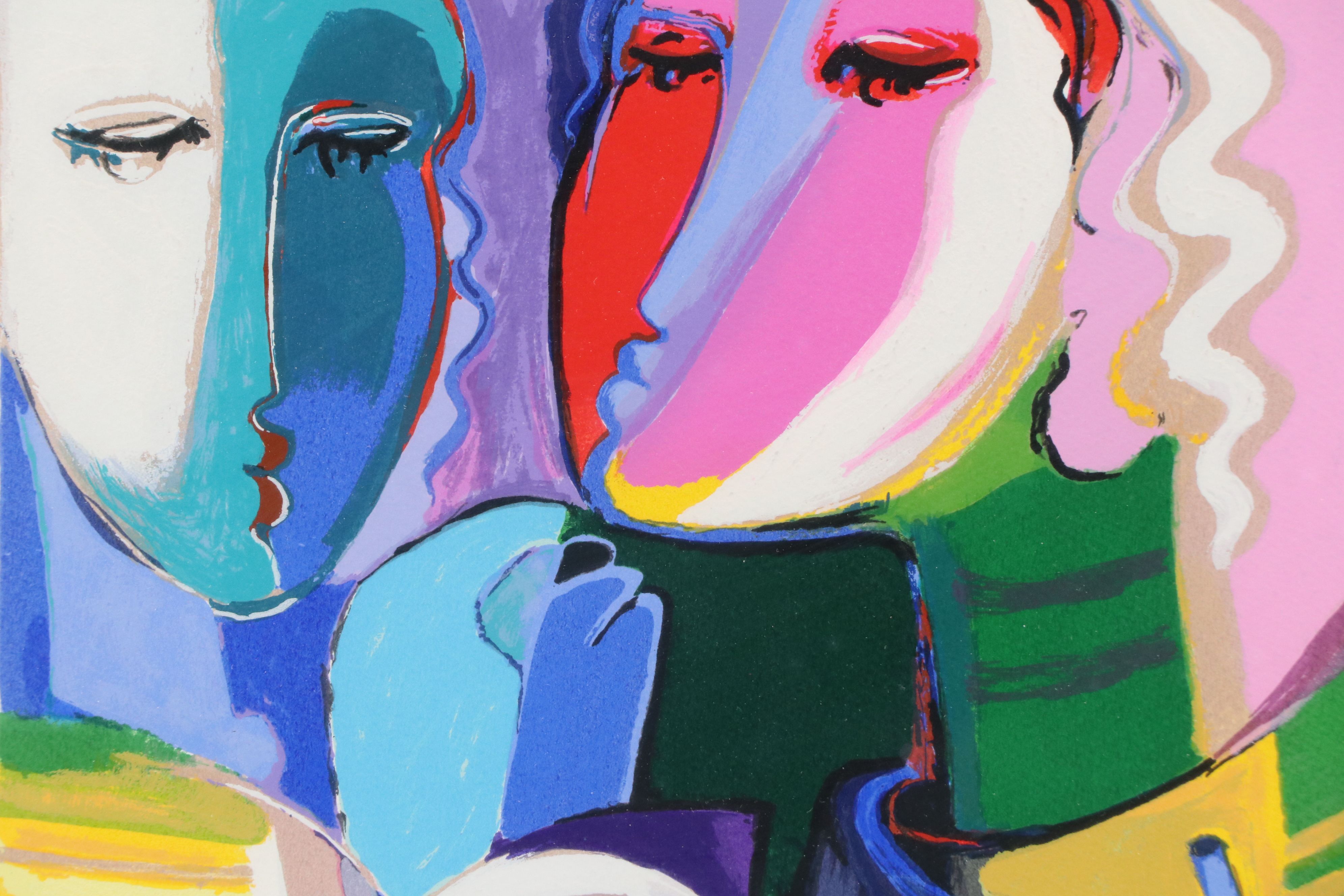 Ali Golkar Serigraph "Readings"