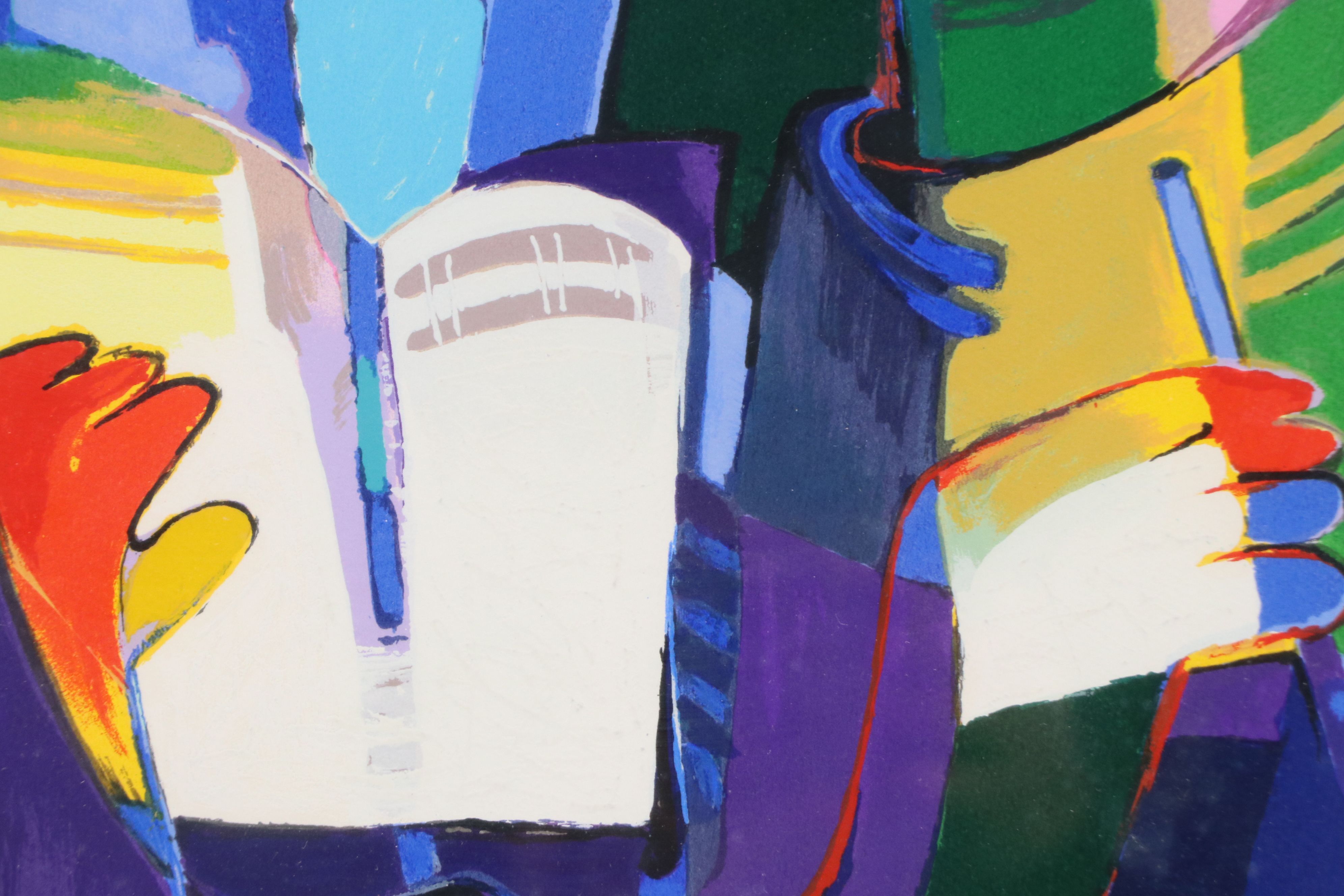 Ali Golkar Serigraph "Readings"