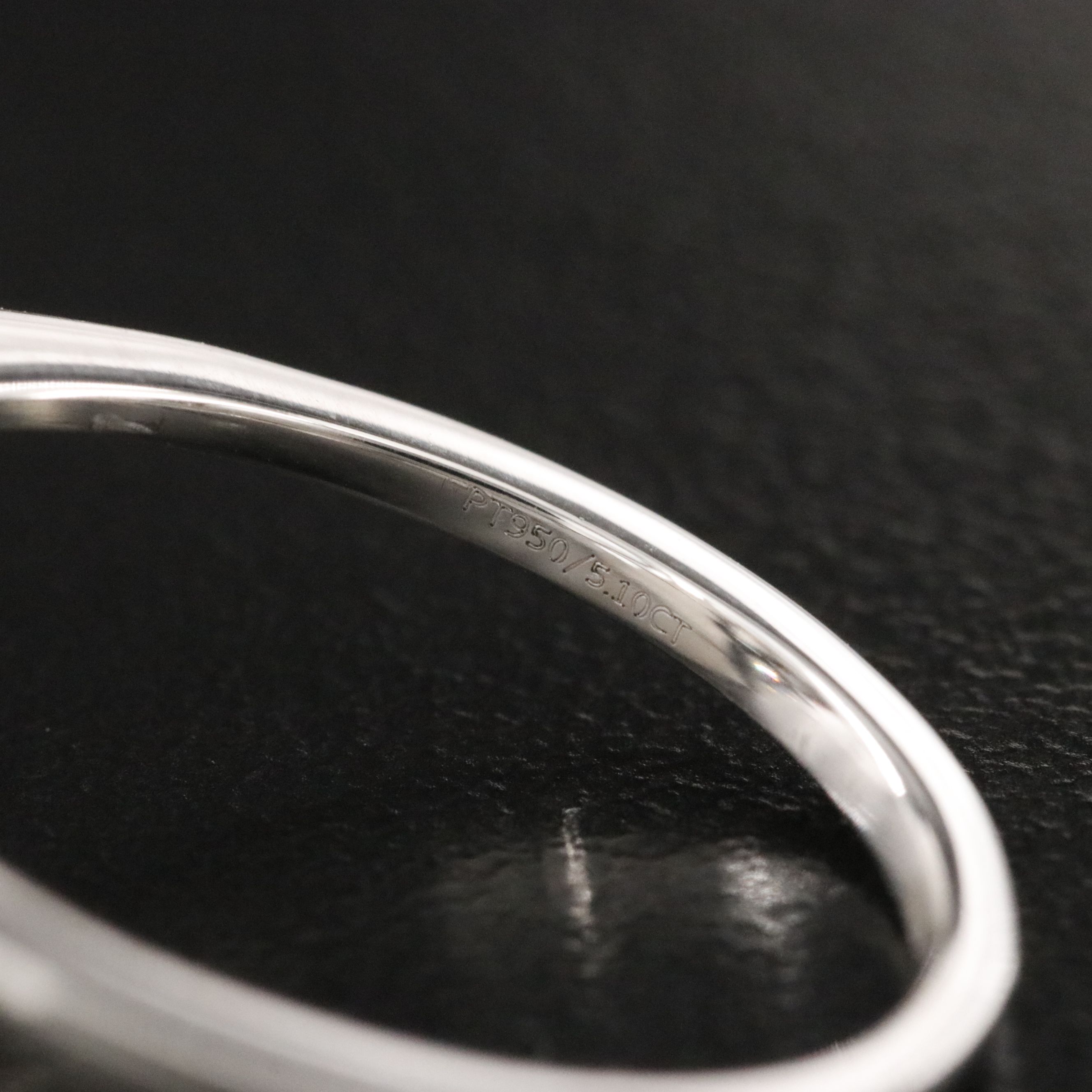 Platinum 5.10 CT Lab Grown Diamond Solitaire Ring with IGI Report