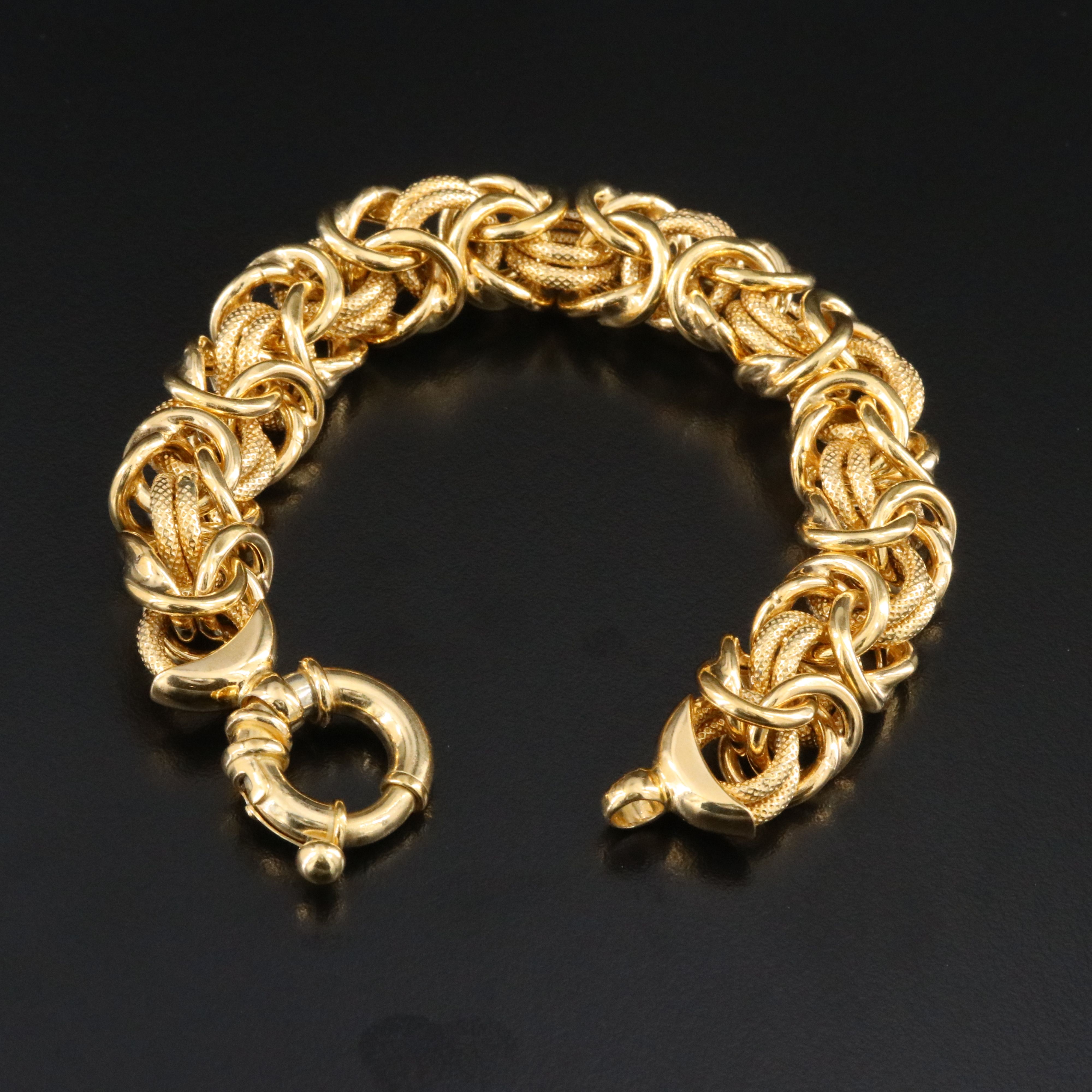 Italian Milor Sterling Byzantine Bracelet