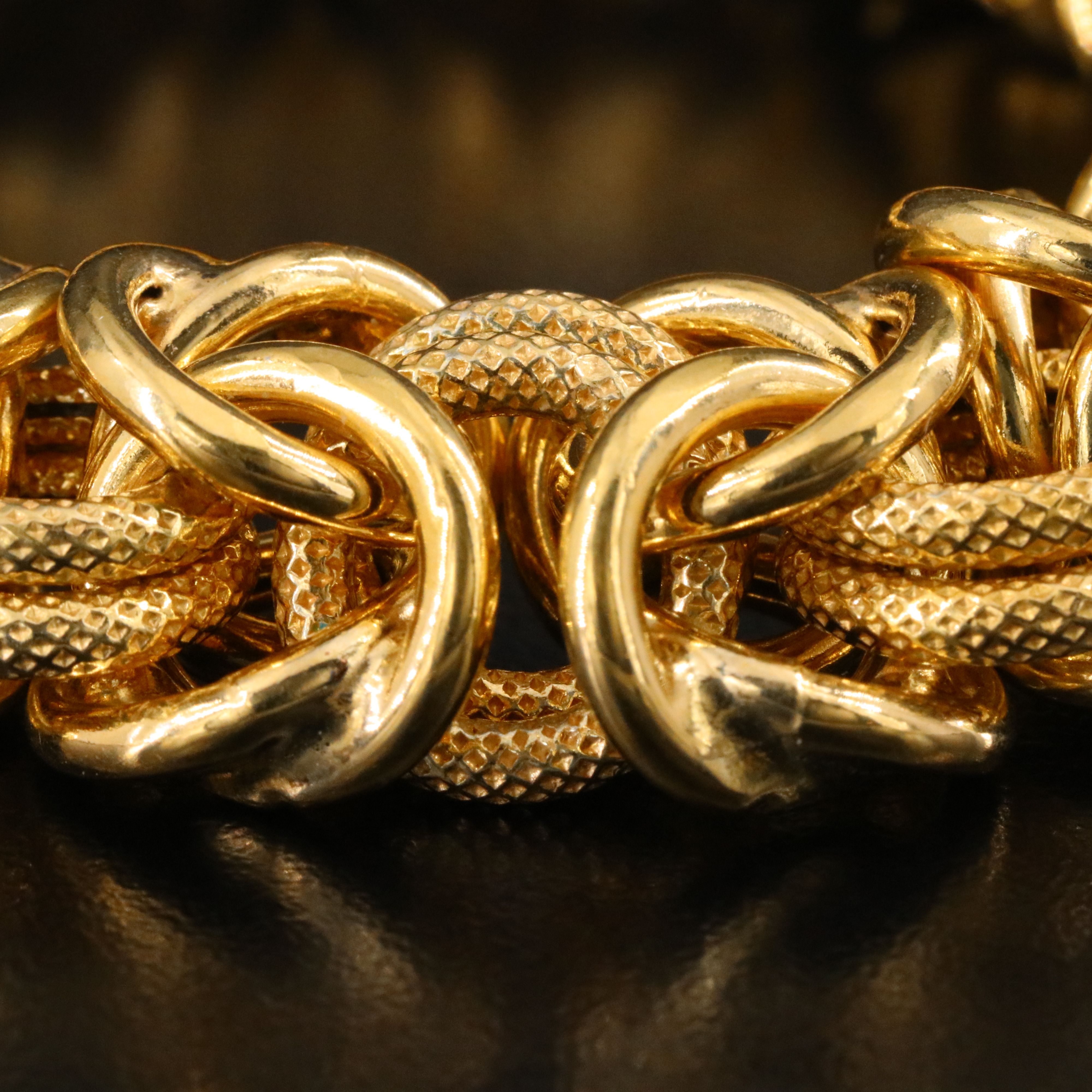 Italian Milor Sterling Byzantine Bracelet