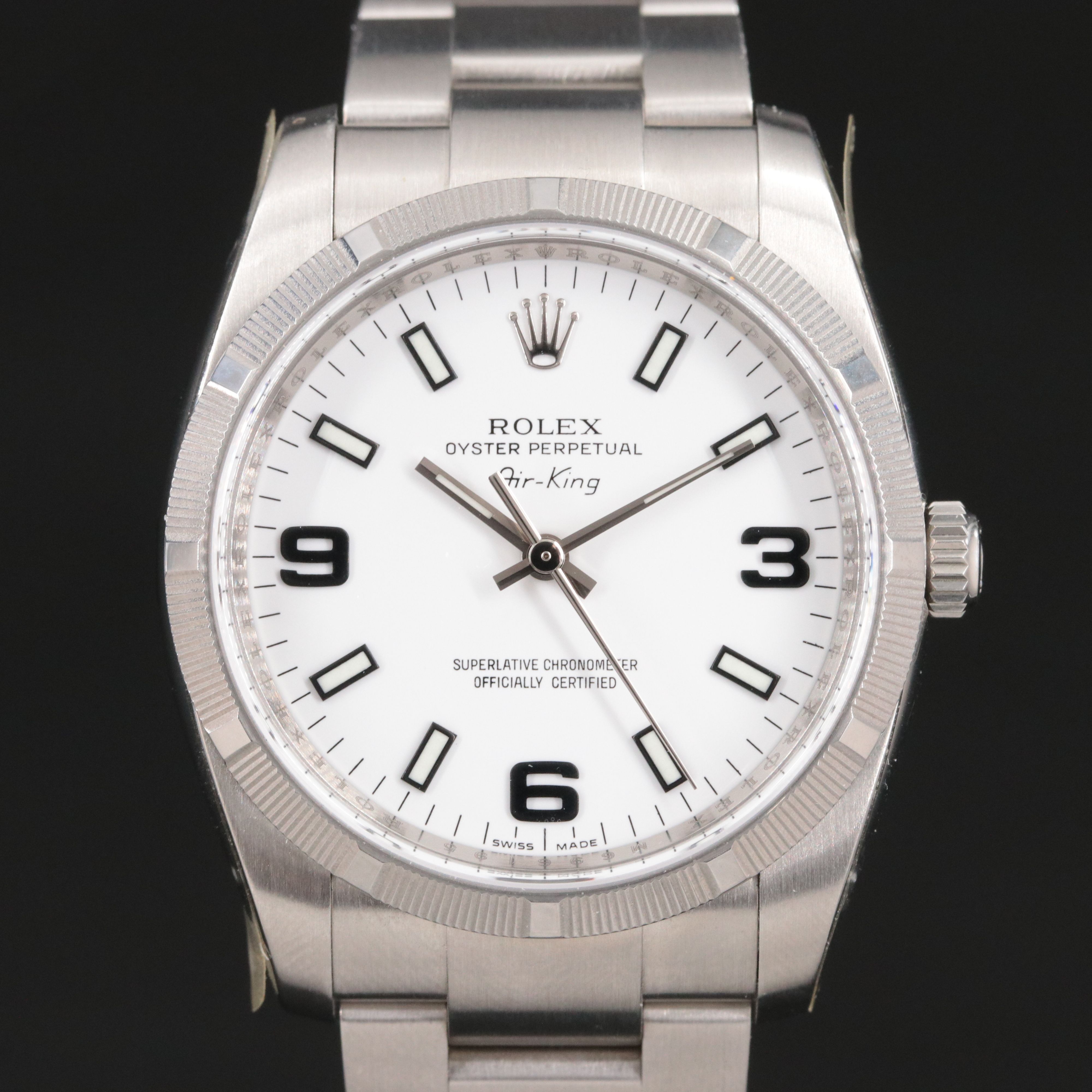 Rolex Air-King 114210 "20 Year Service Award" Watch c.2008