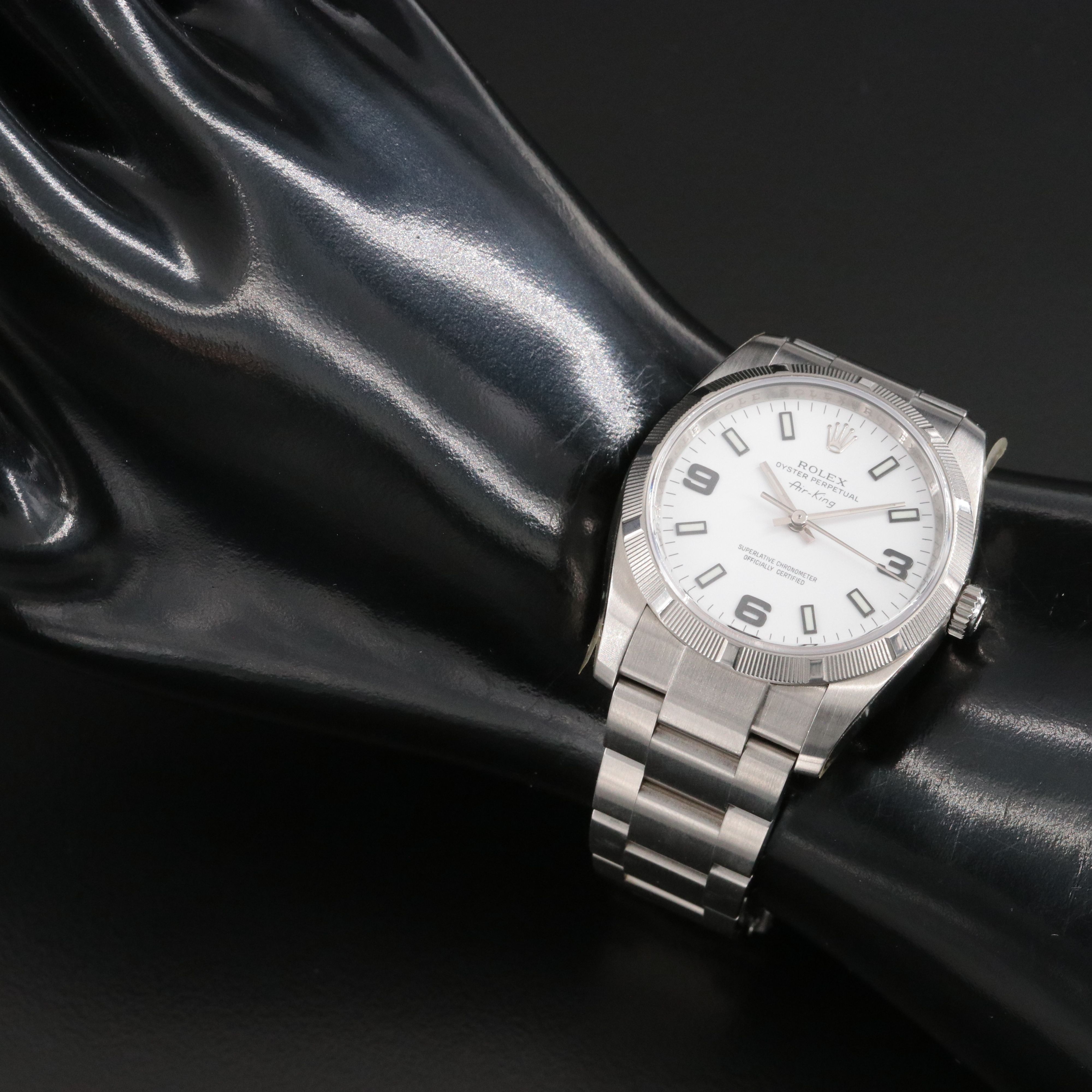 Rolex Air-King 114210 "20 Year Service Award" Watch c.2008