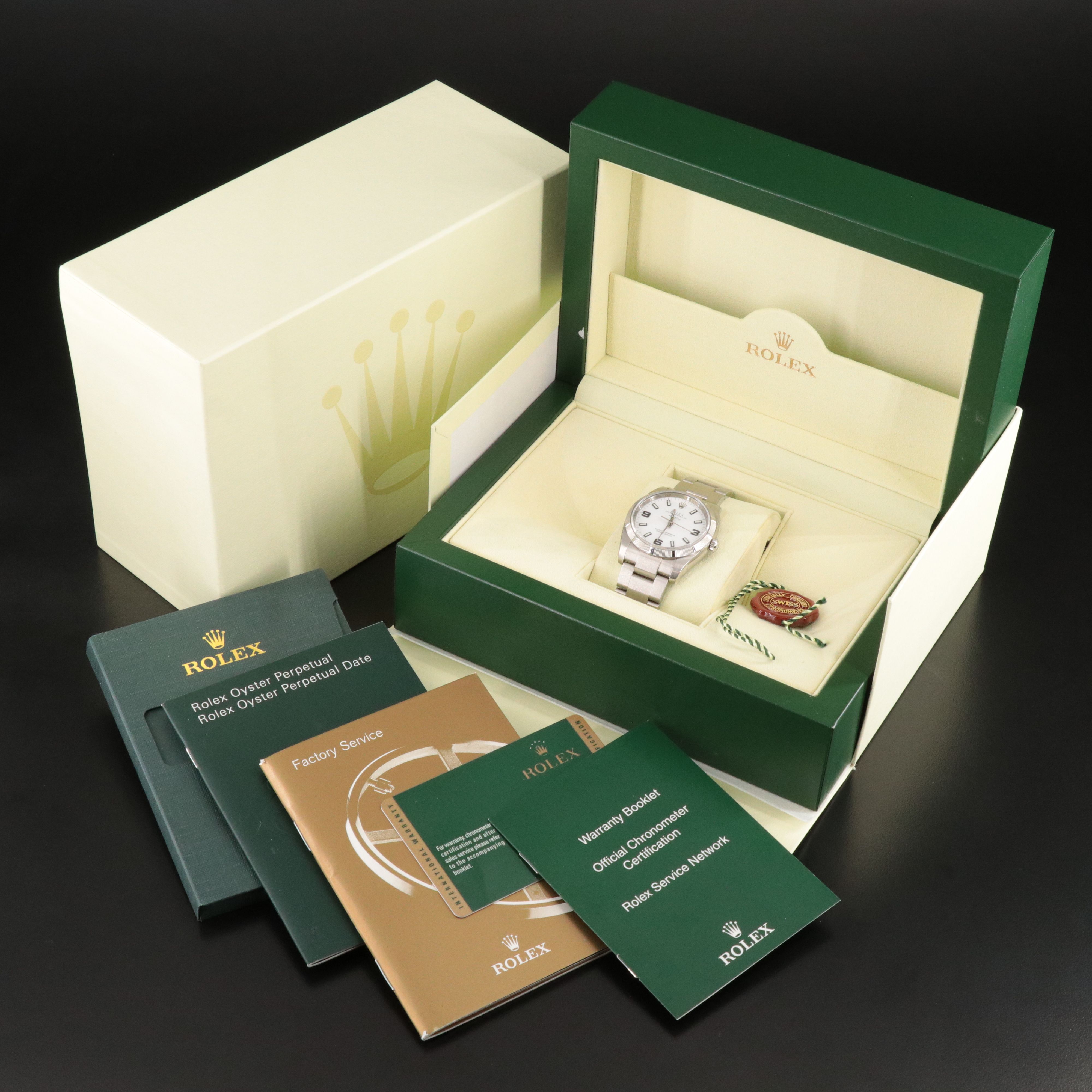 Rolex Air-King 114210 "20 Year Service Award" Watch c.2008