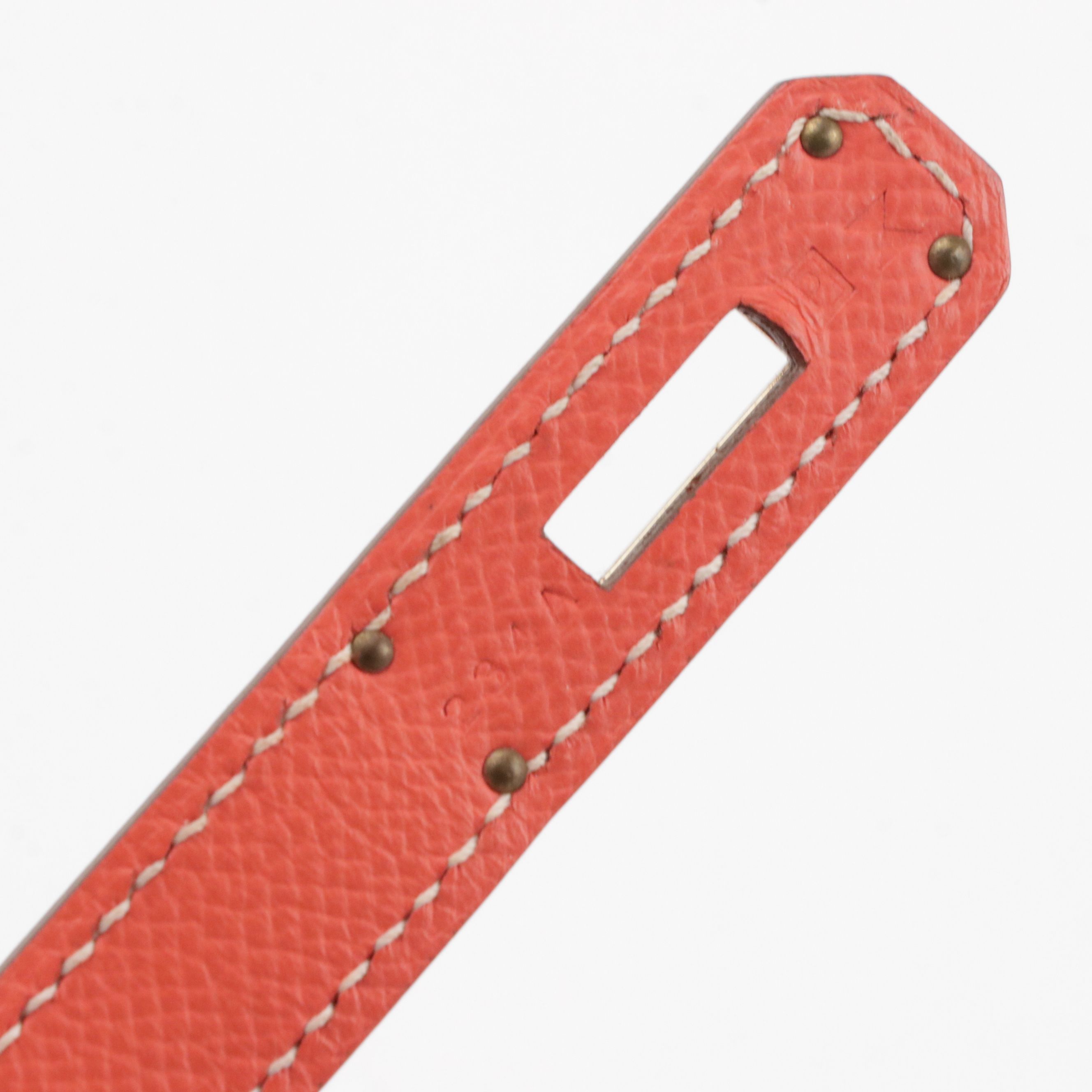 Hermès Birkin 35 Satchel in Bright Coral Epsom Leather