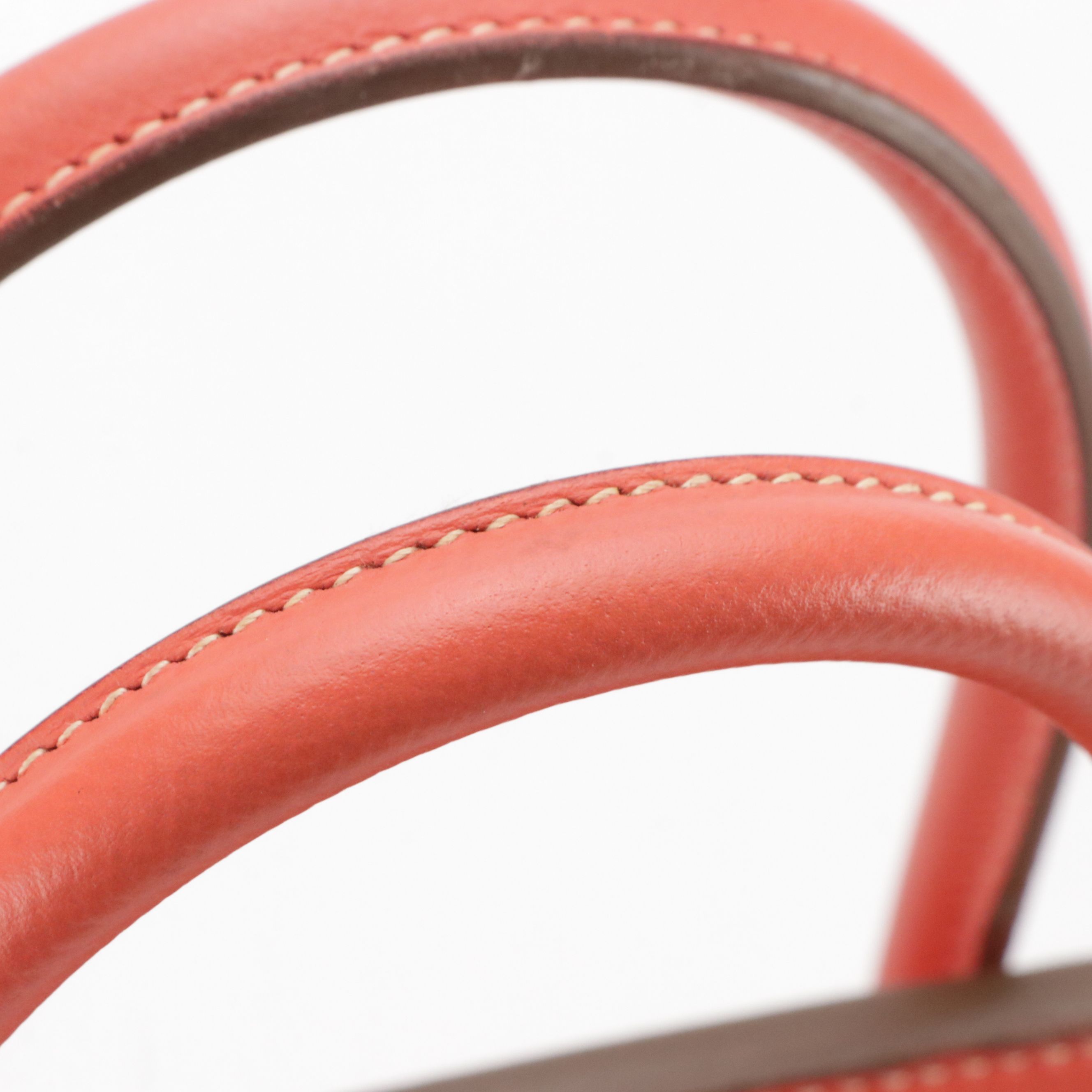 Hermès Birkin 35 Satchel in Bright Coral Epsom Leather