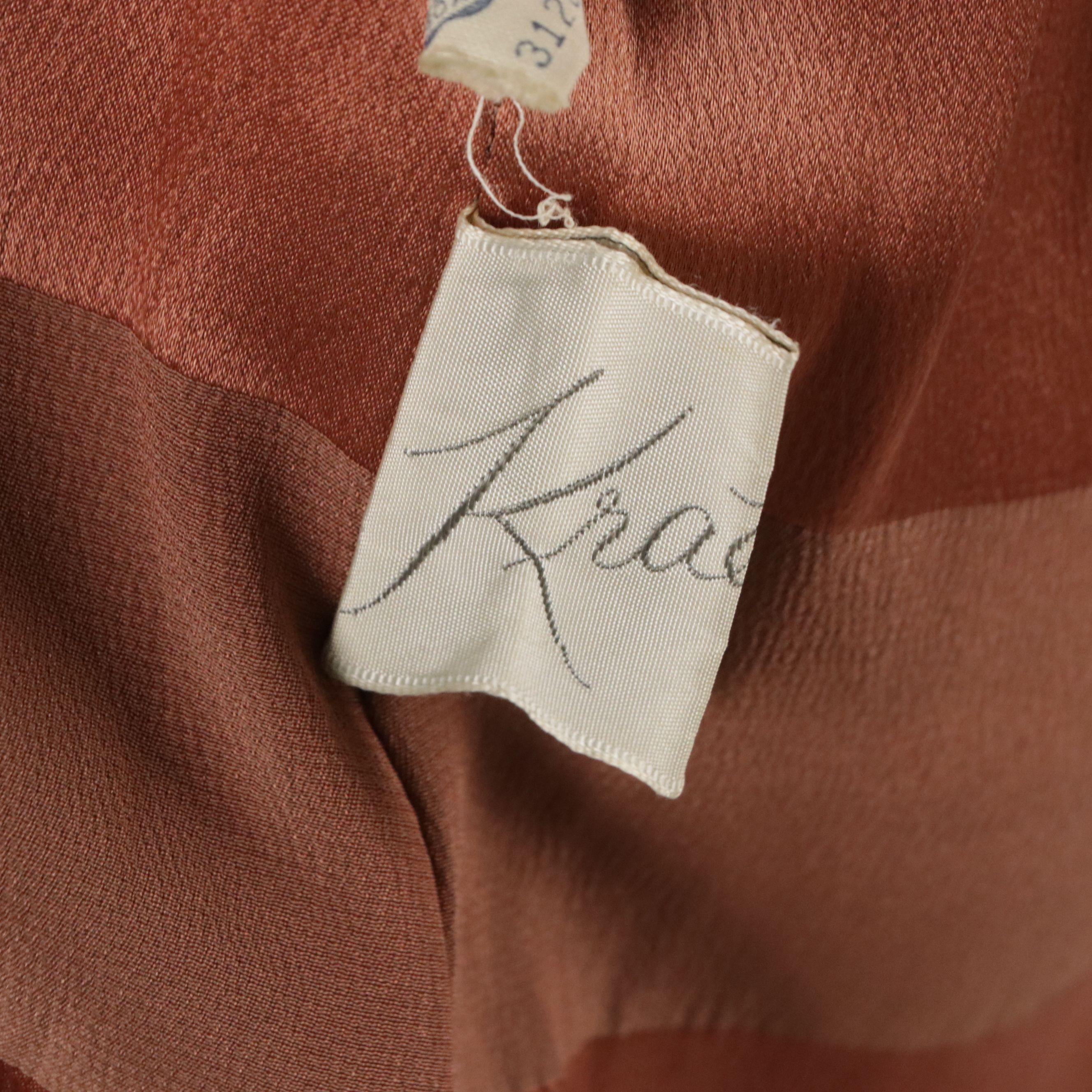 Kraeton Swing Jacket in Borgana Faux Fur Textile, circa 1950