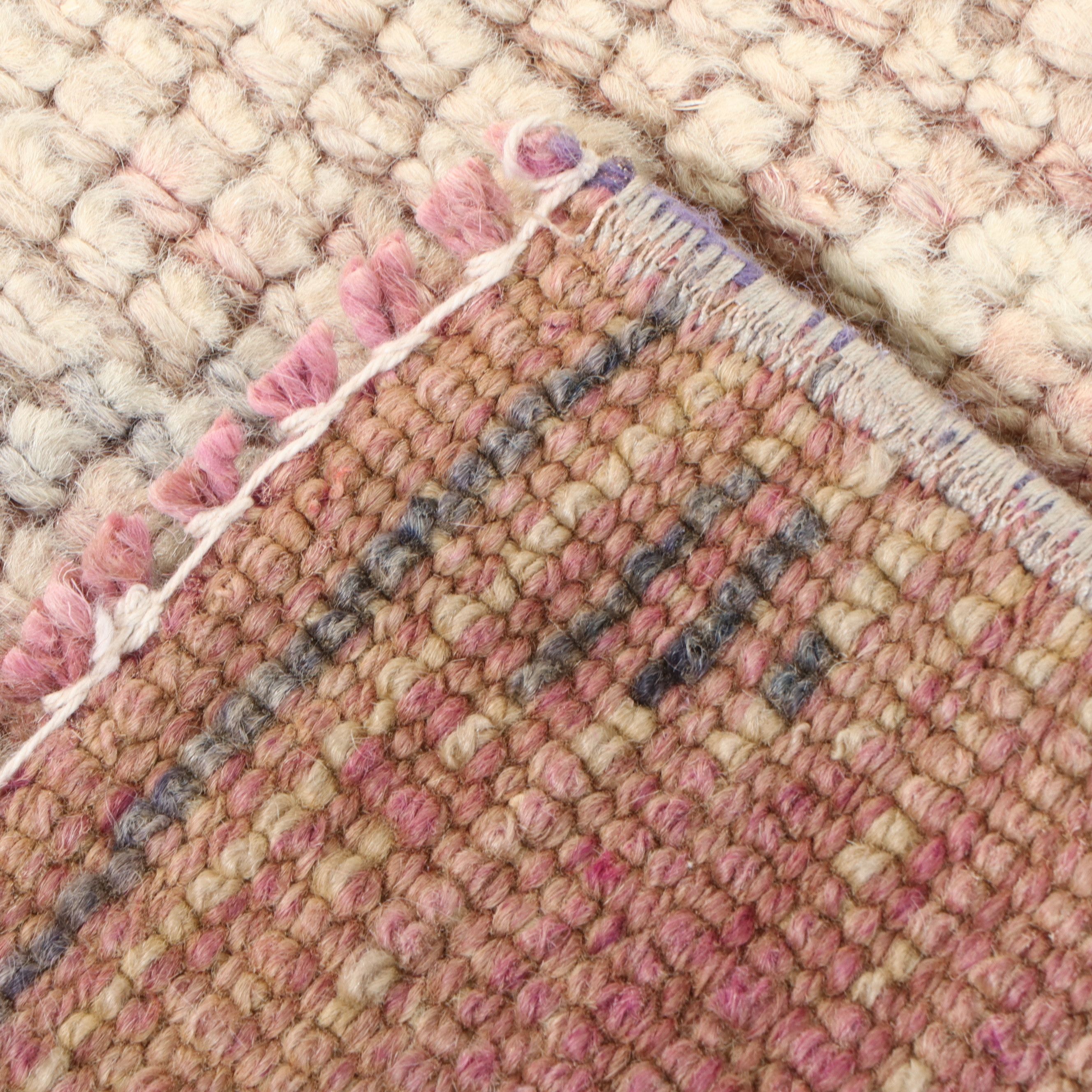 2'11 x 11'5 Hand-Knotted Turkish Oushak Carpet Runner