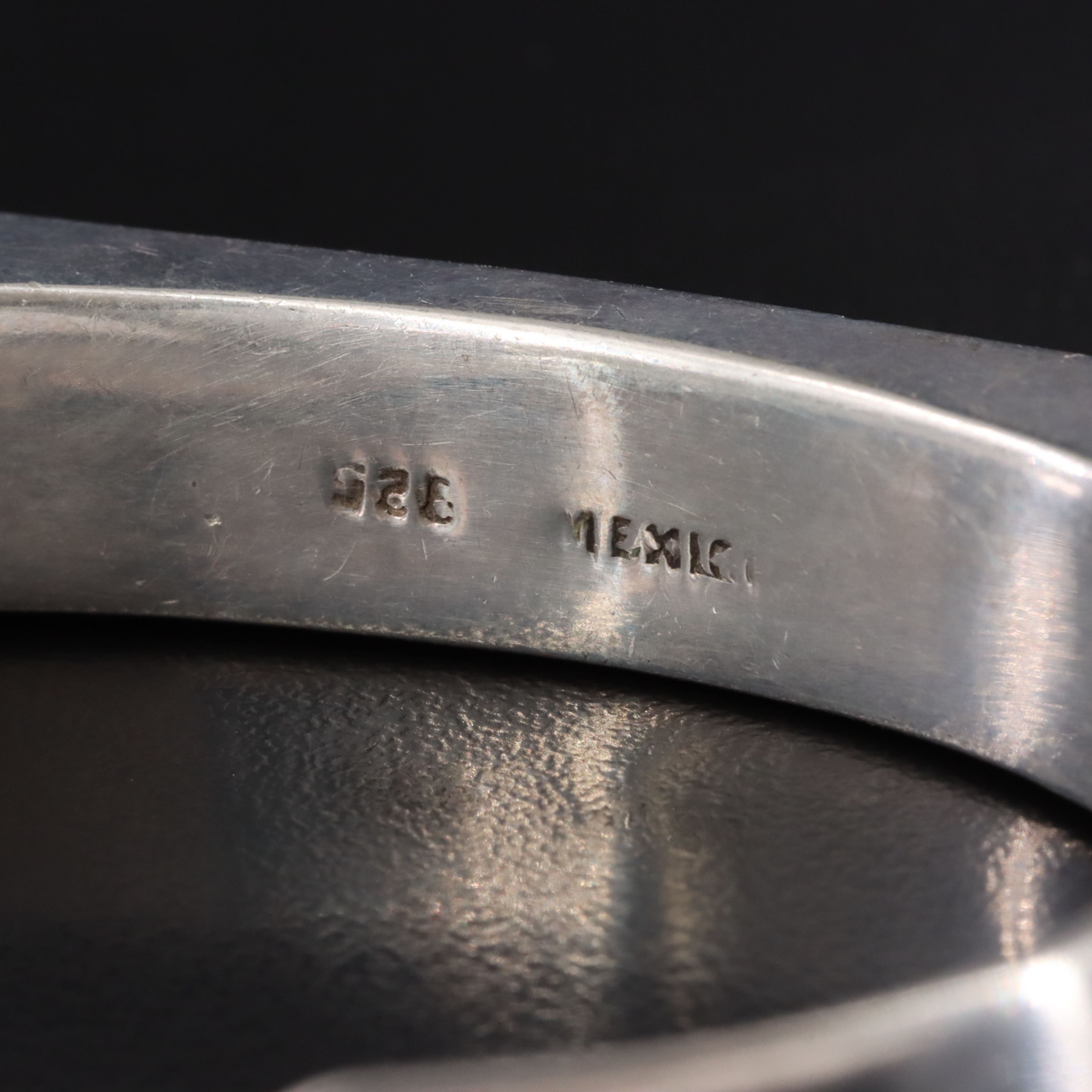 Mexican Modernist Style Sterling Cuff Bracelet