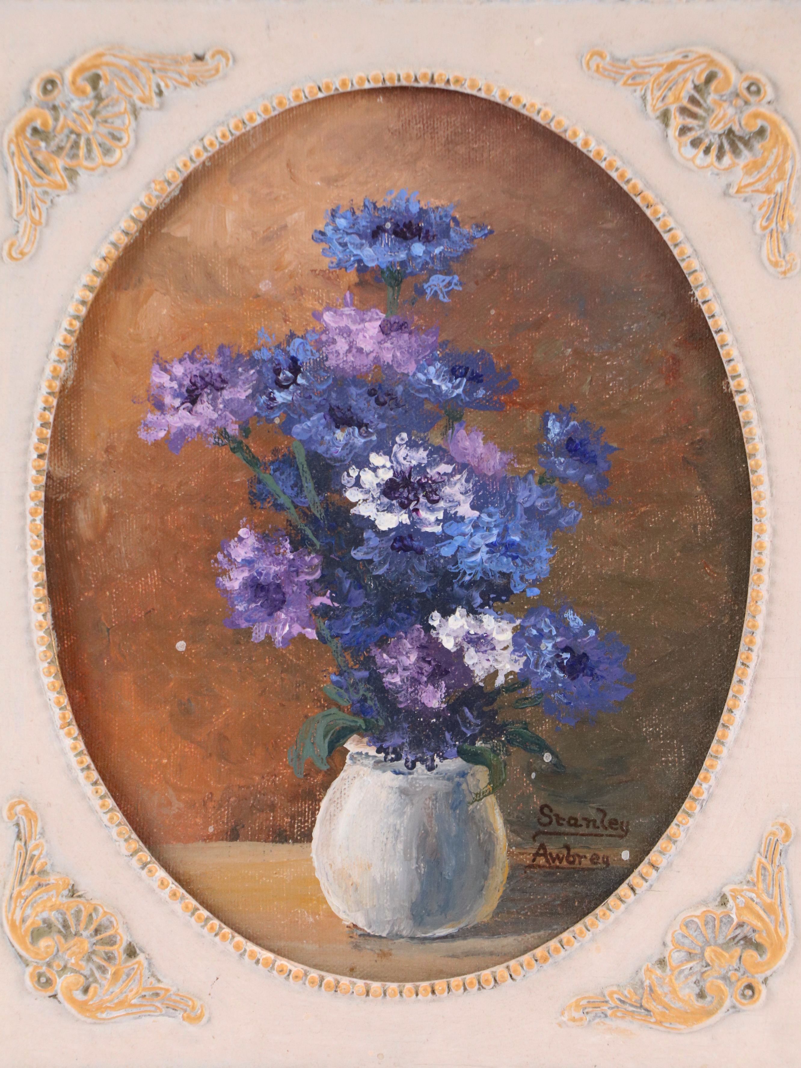 Floral Still Life Oil Painting, Mid-20th Century