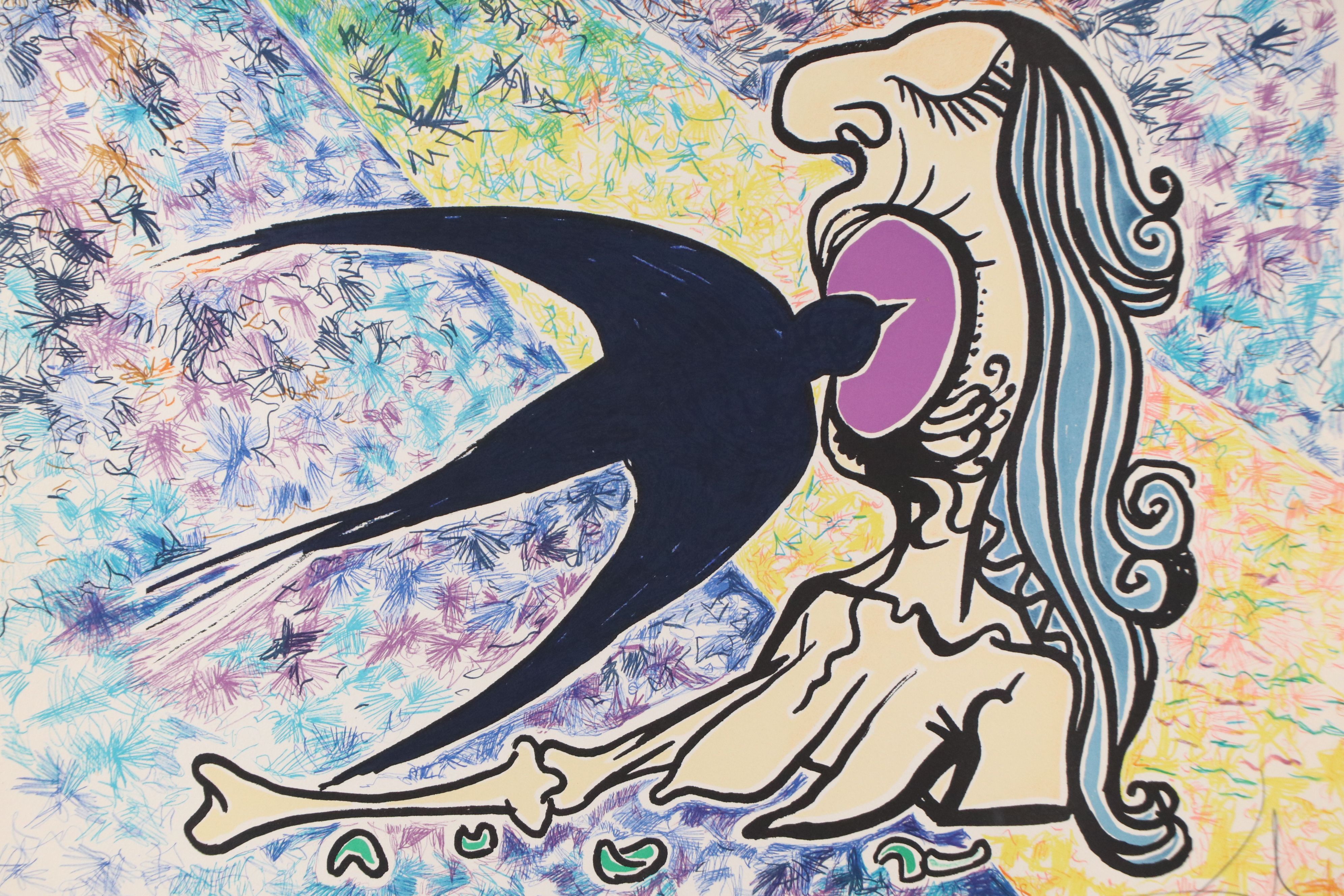 Salvador Dalí Lithograph "L'Hirondelle," 1976