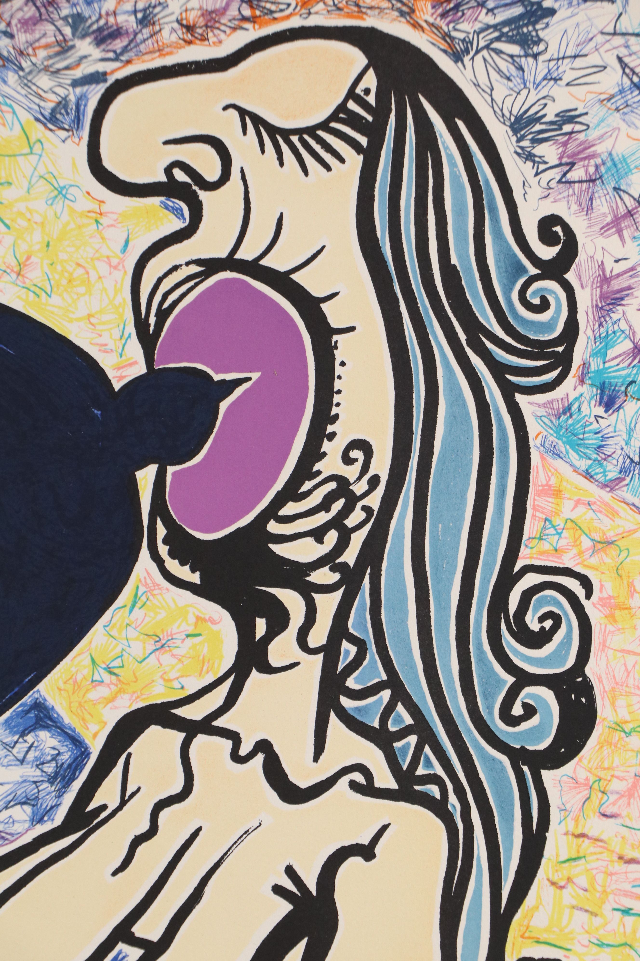 Salvador Dalí Lithograph "L'Hirondelle," 1976