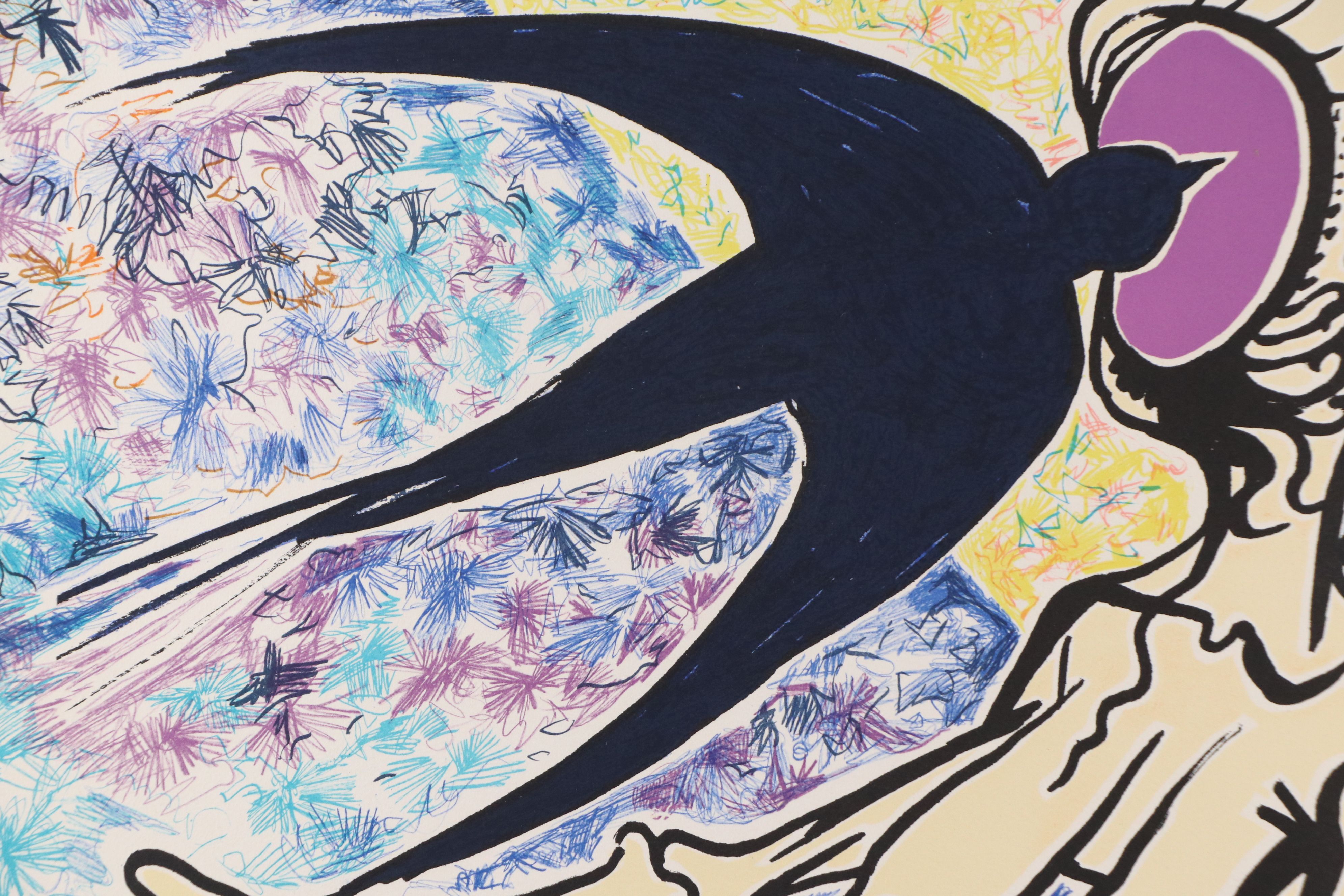 Salvador Dalí Lithograph "L'Hirondelle," 1976