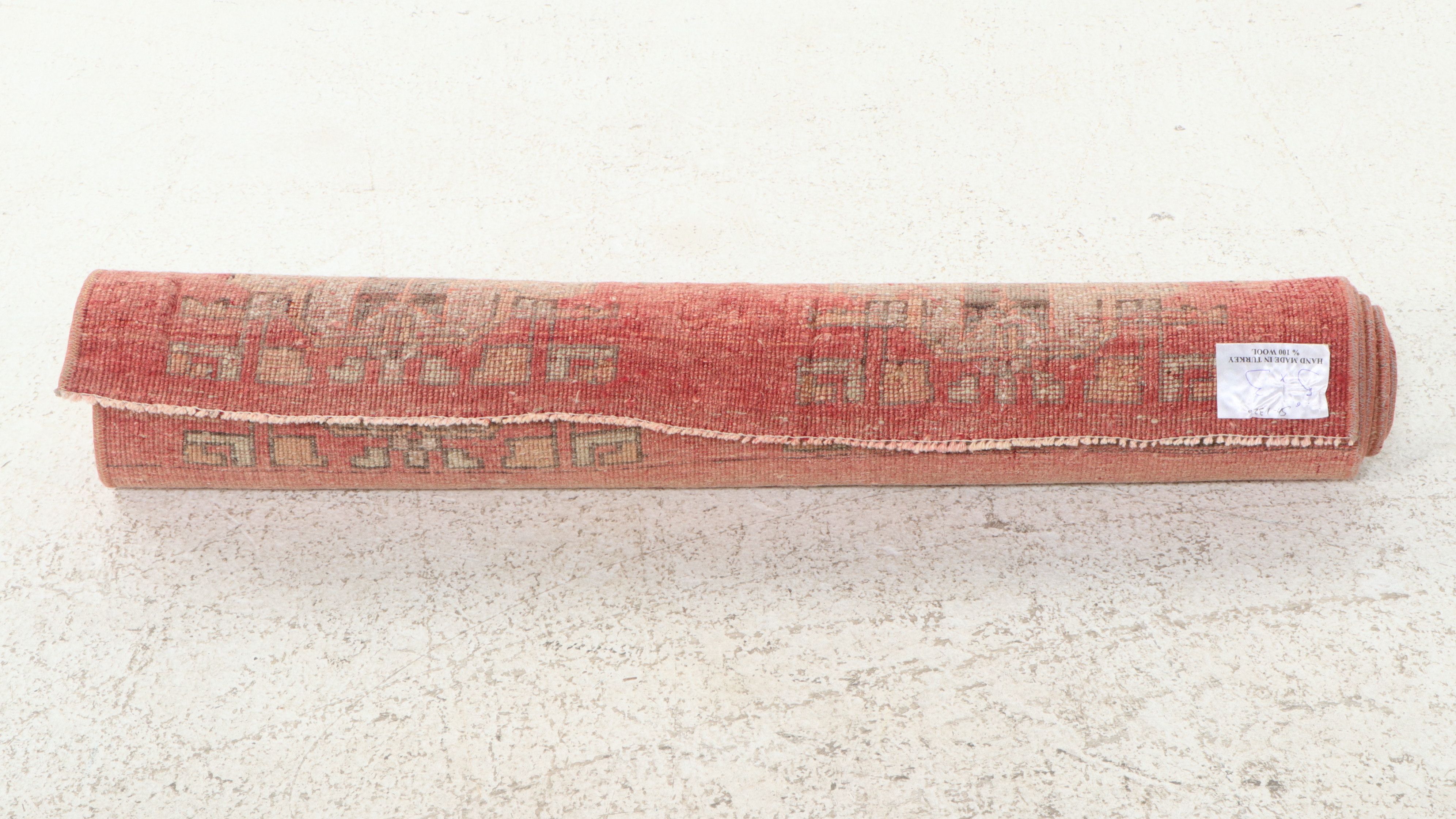 3'1 x 5'6 Hand-Knotted Turkish Oushak Area Rug