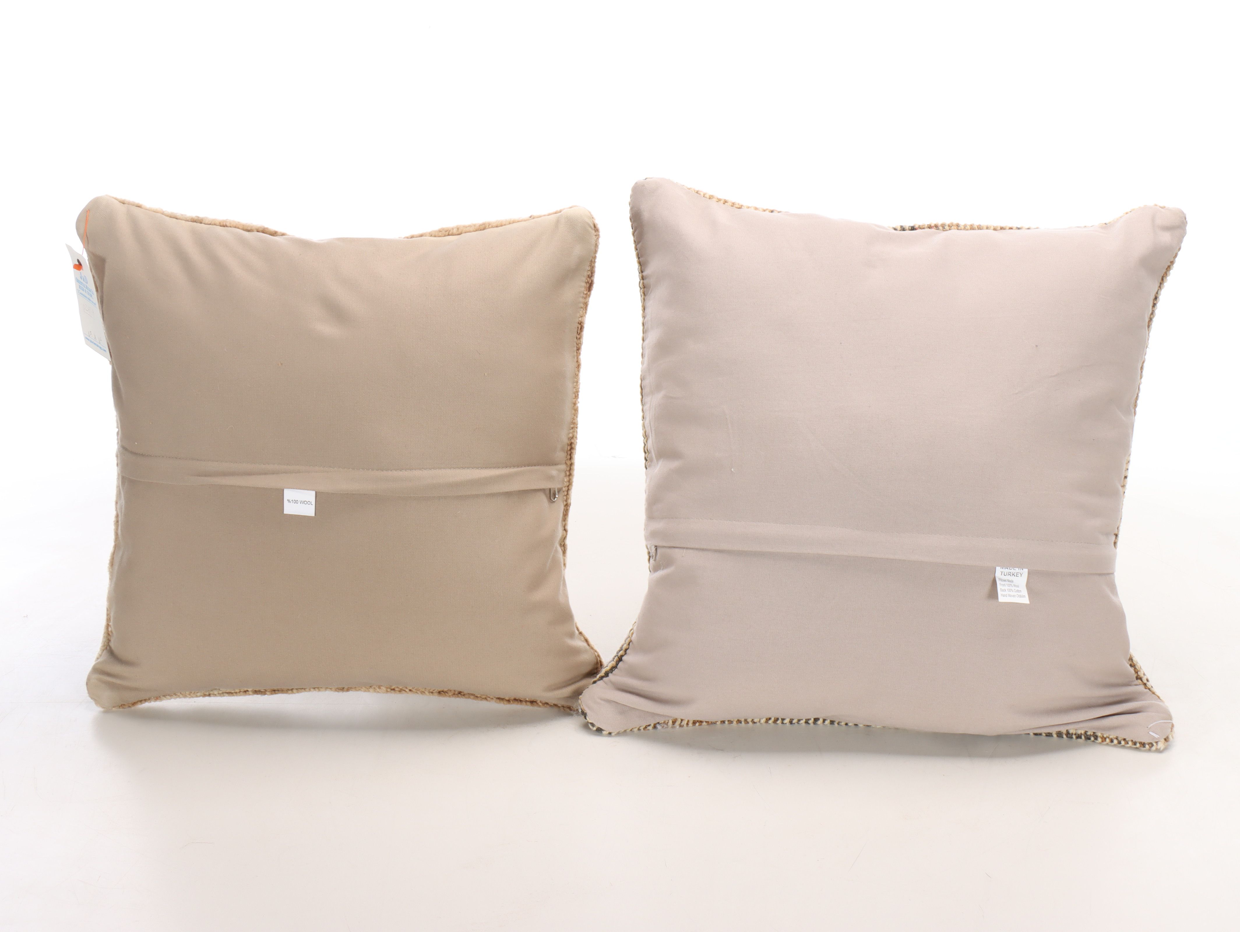 Turkish Wool and Cotton Accent Pillows
