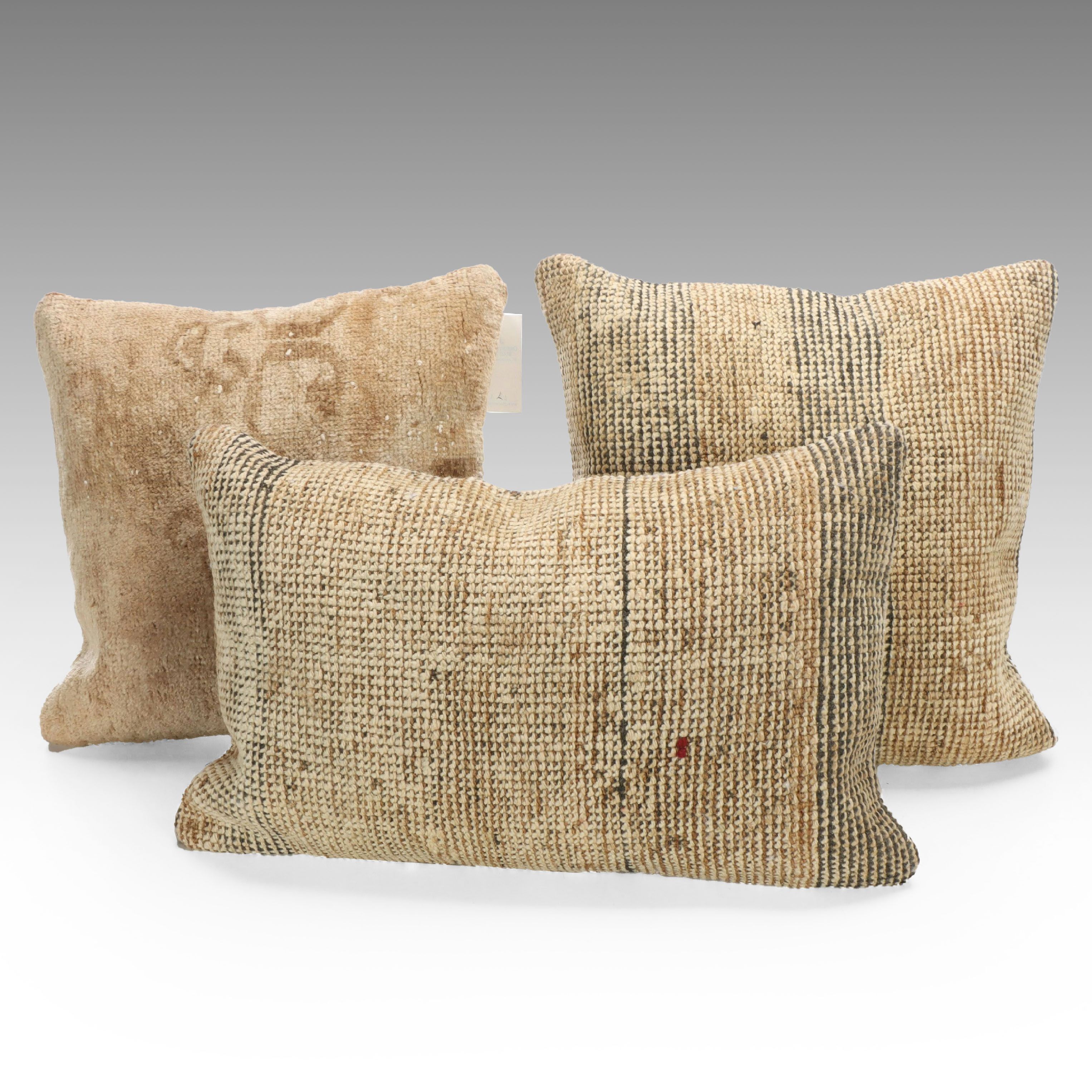 Turkish Wool and Cotton Accent Pillows