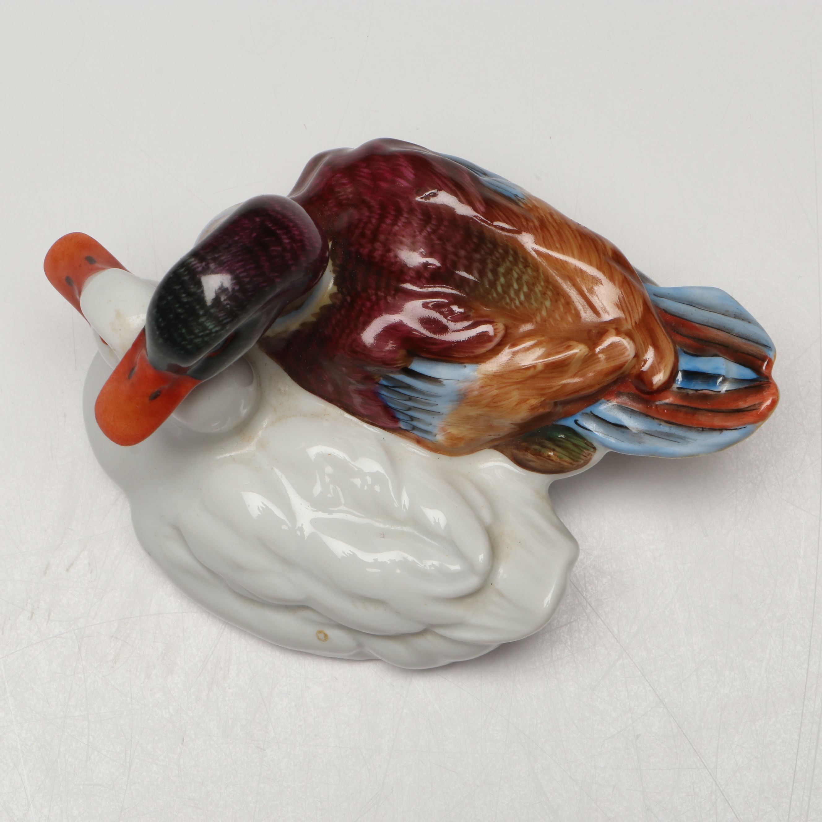 Herend Natural "Pair of Ducks" Porcelain Figurine