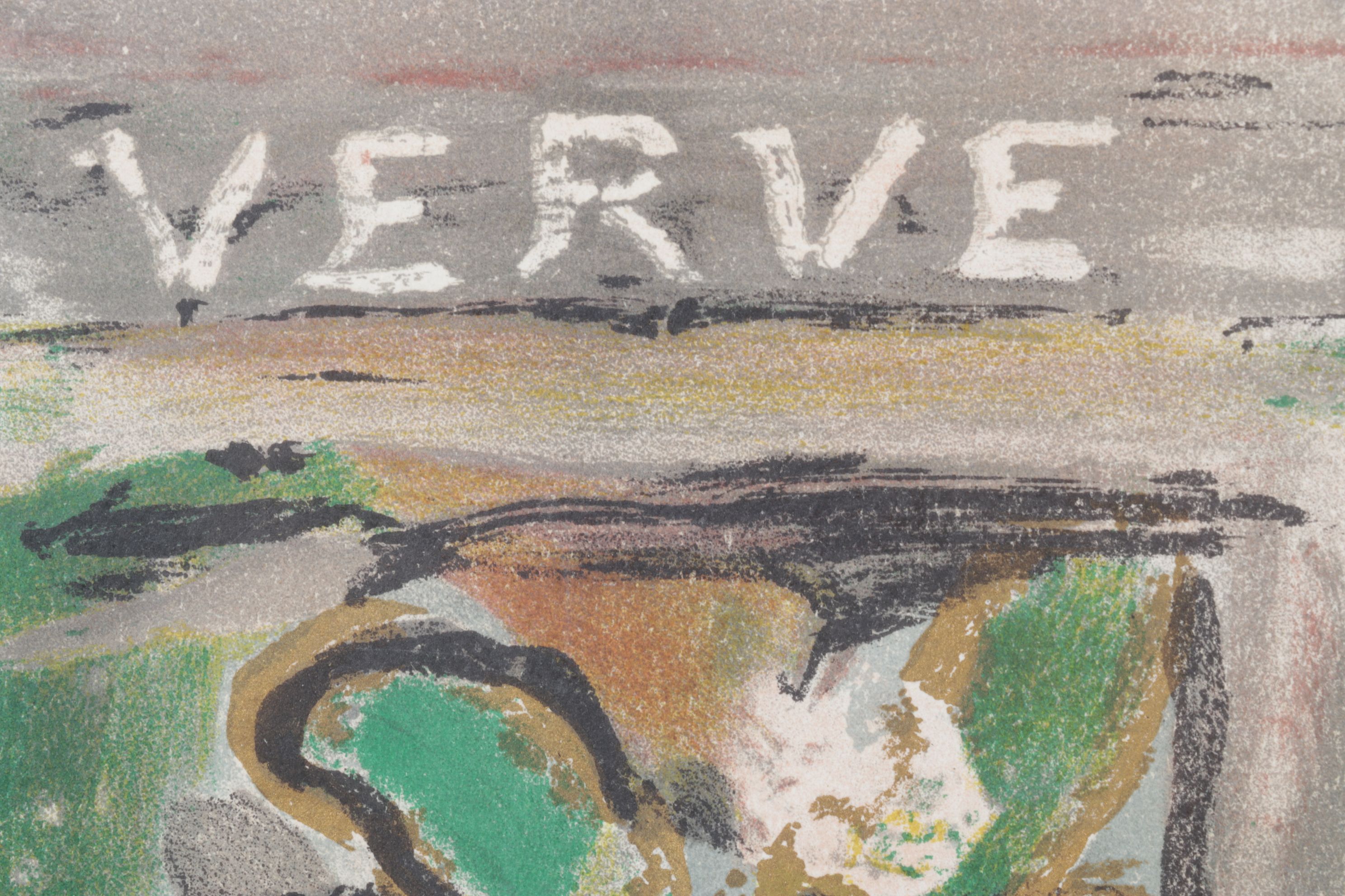 Georges Rouault Color Lithograph Cover for "Verve," 1939
