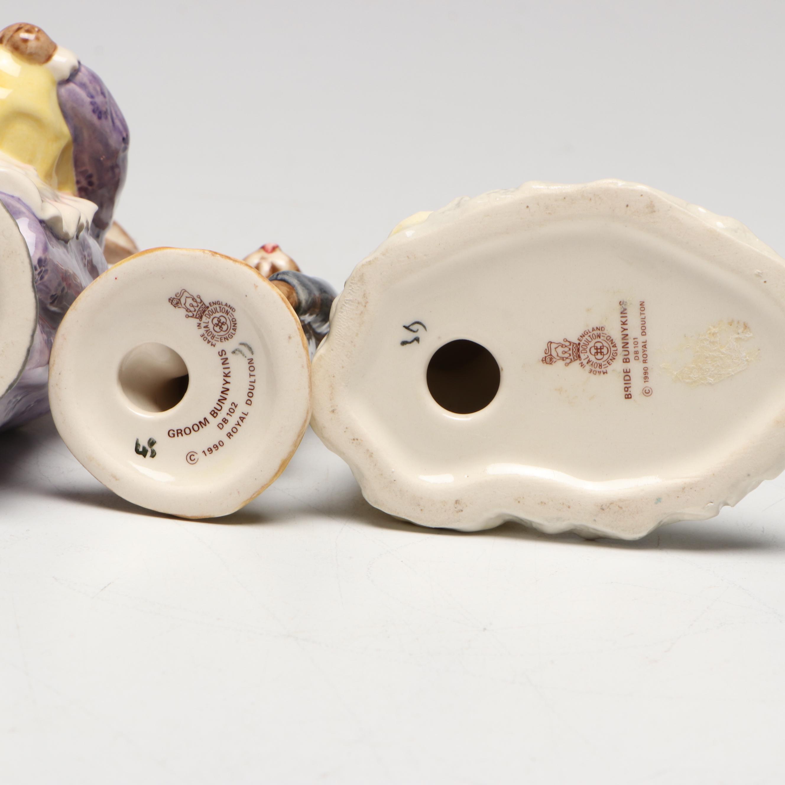 Beswick "Gardener Rabbit" with Other Beatrix Potter Figurines and Books