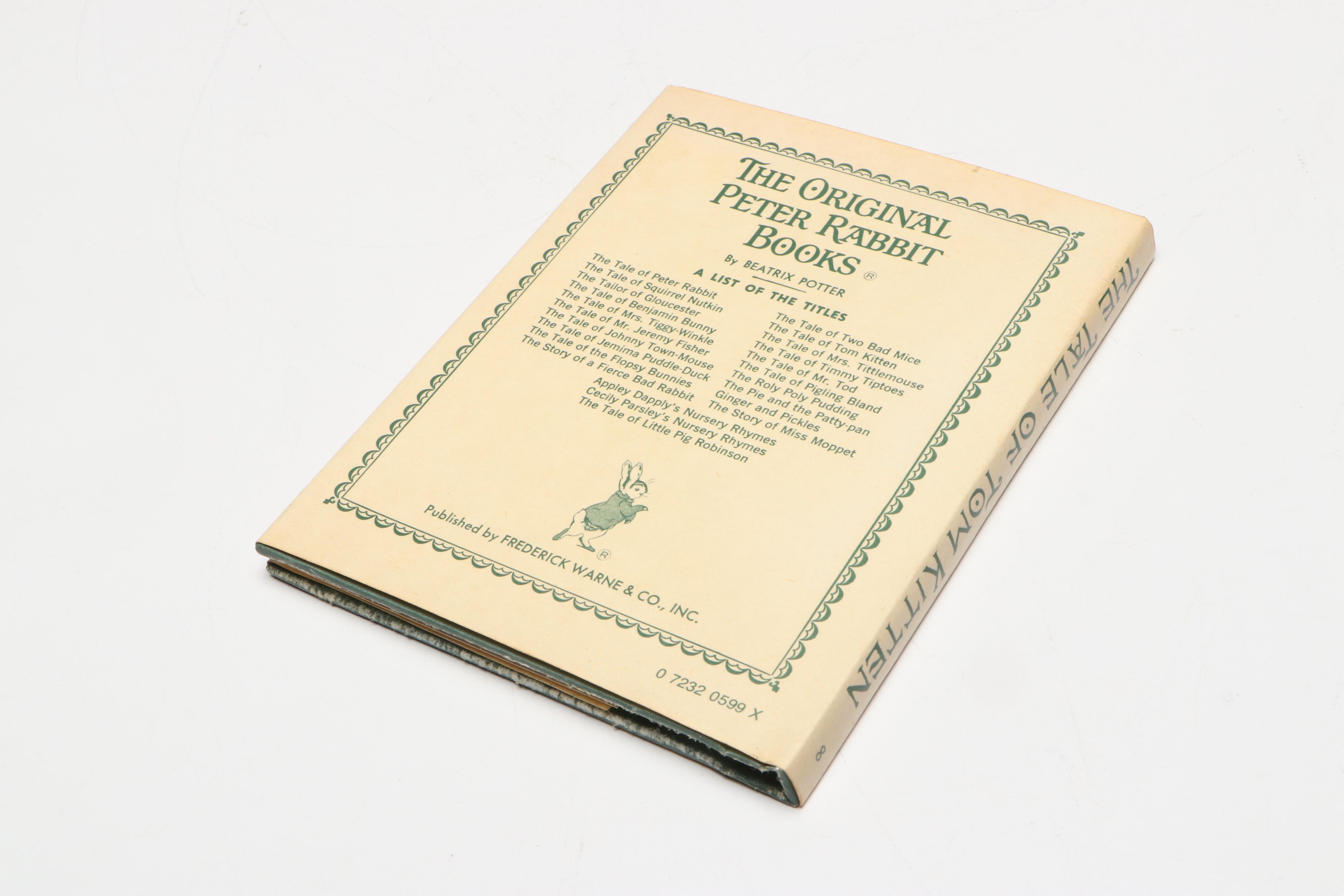 Beswick "Gardener Rabbit" with Other Beatrix Potter Figurines and Books